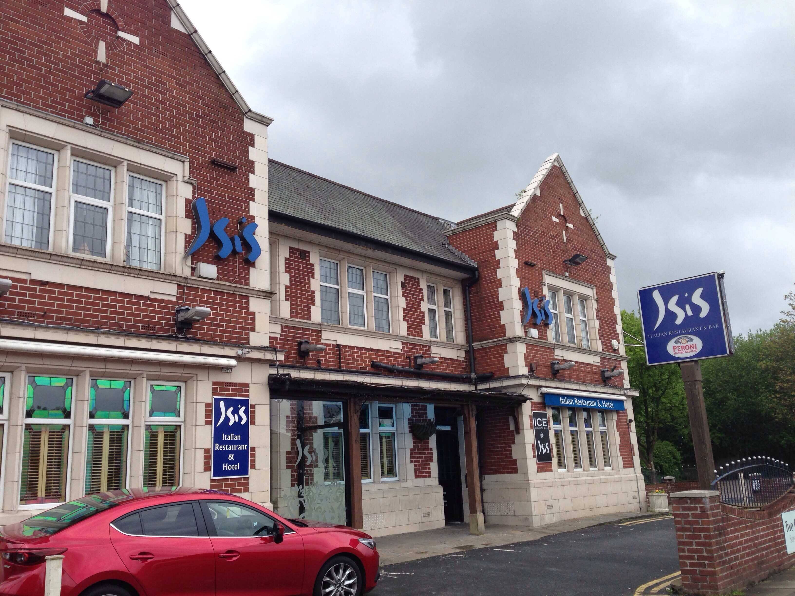 Menu of Isis, Swinton, Manchester