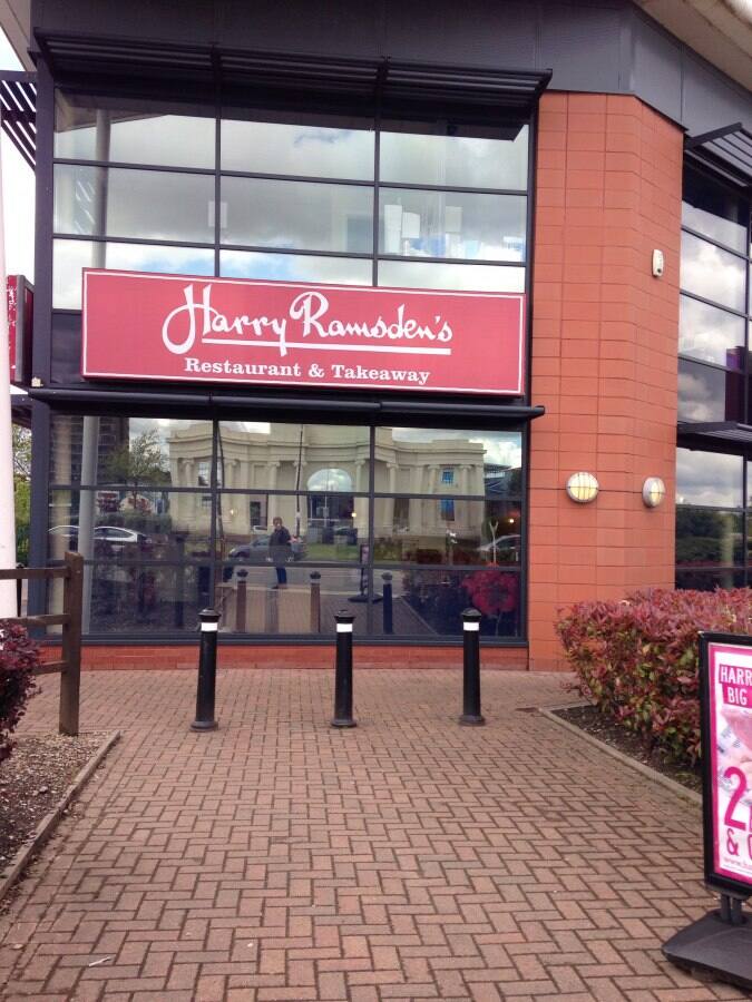 Harry Ramsden's Menu, Menu for Harry Ramsden's, Old Trafford