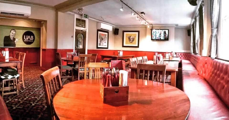 Menu of The Red Lion, Jewellery Quarter, Birmingham