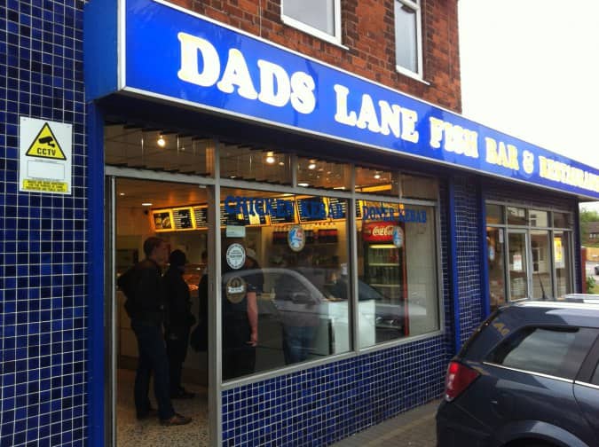 Image result for Dads Lane Fish Bar and Restaurant birmingham