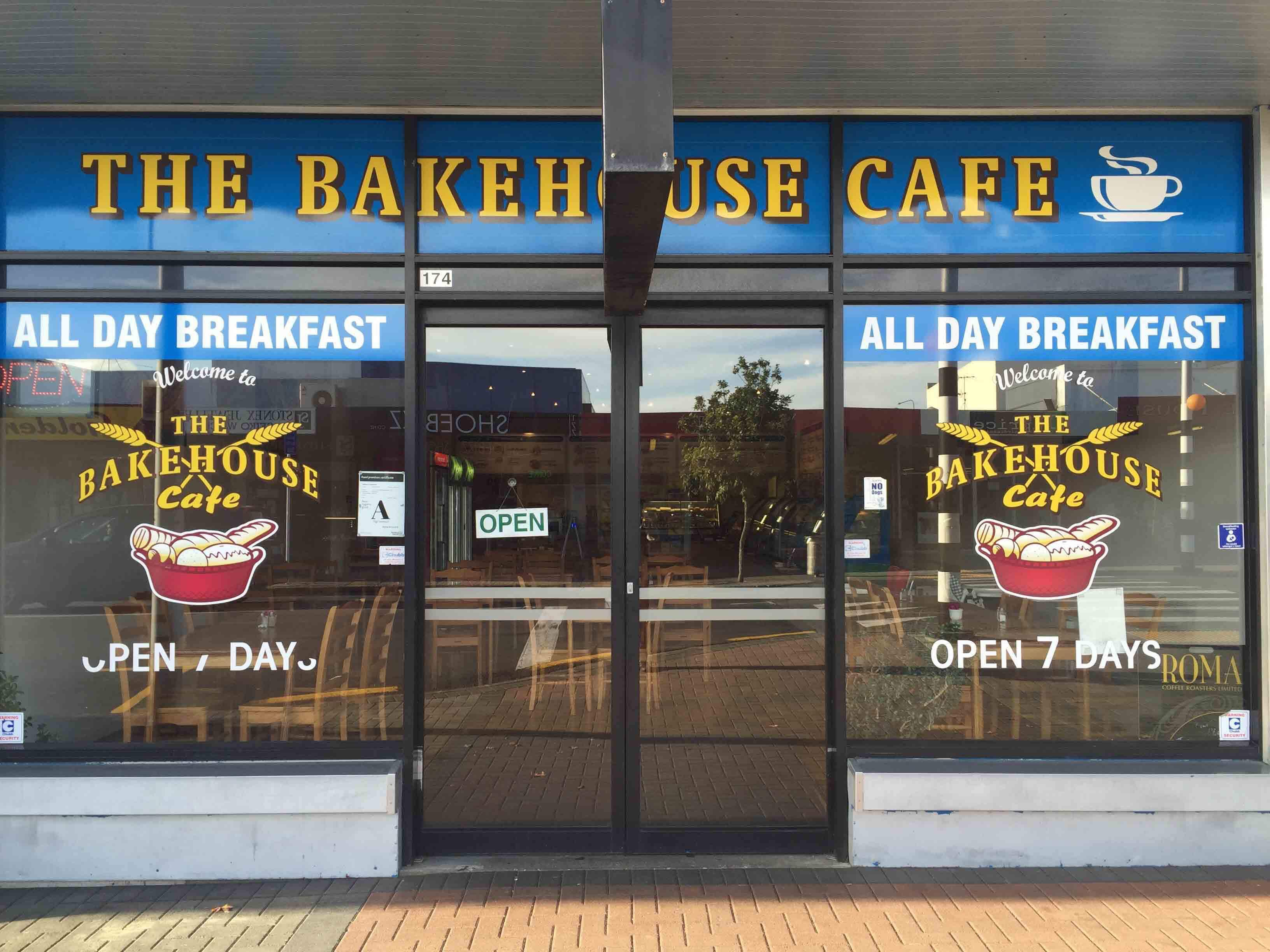 The Bakehouse Cafe Menu, Menu For The Bakehouse Cafe, Papakura, Auckland