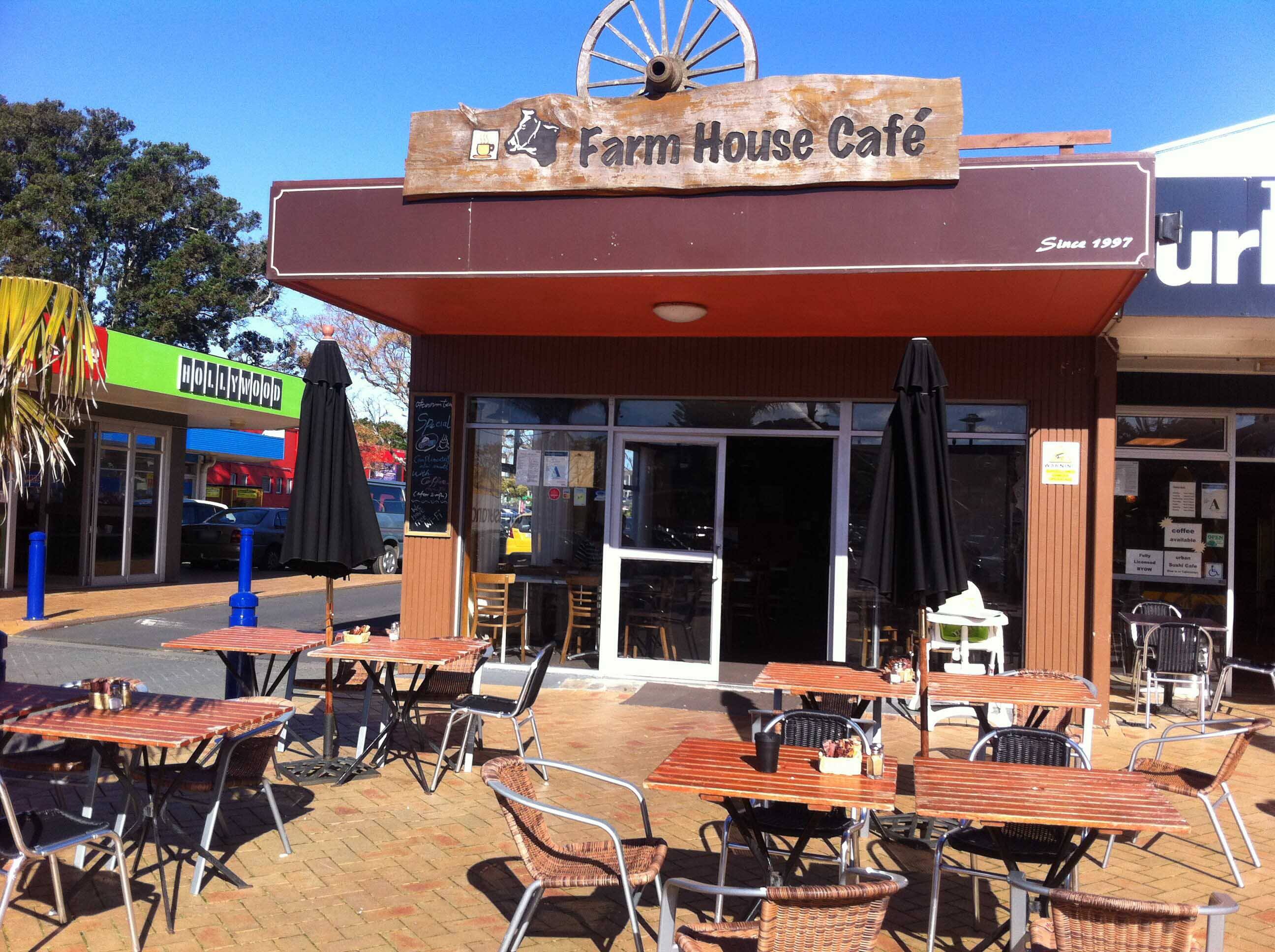 Menu of The Farmhouse Cafe, Orewa, Auckland