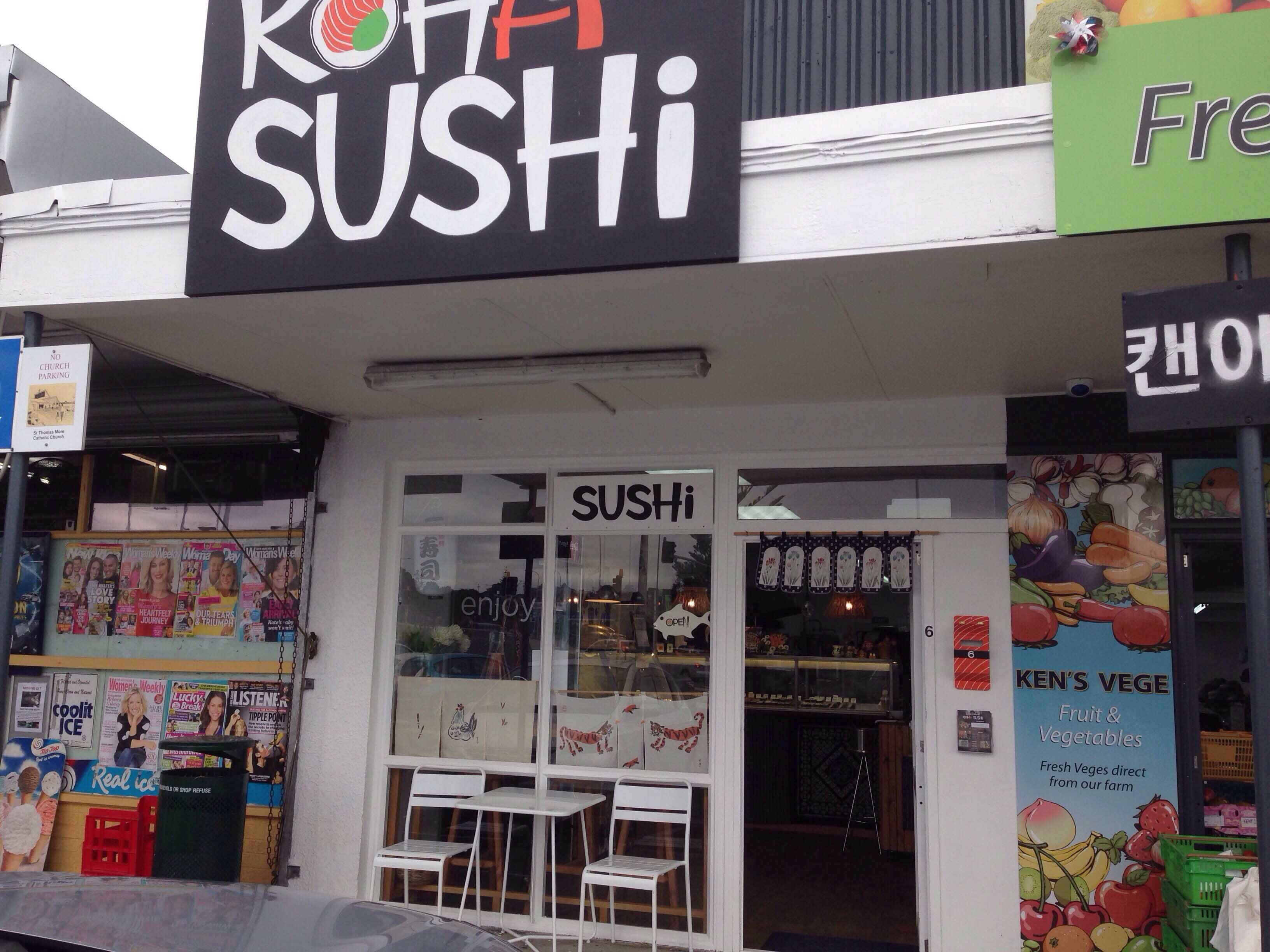 Menu of Koha Sushi, Glenfield, Auckland