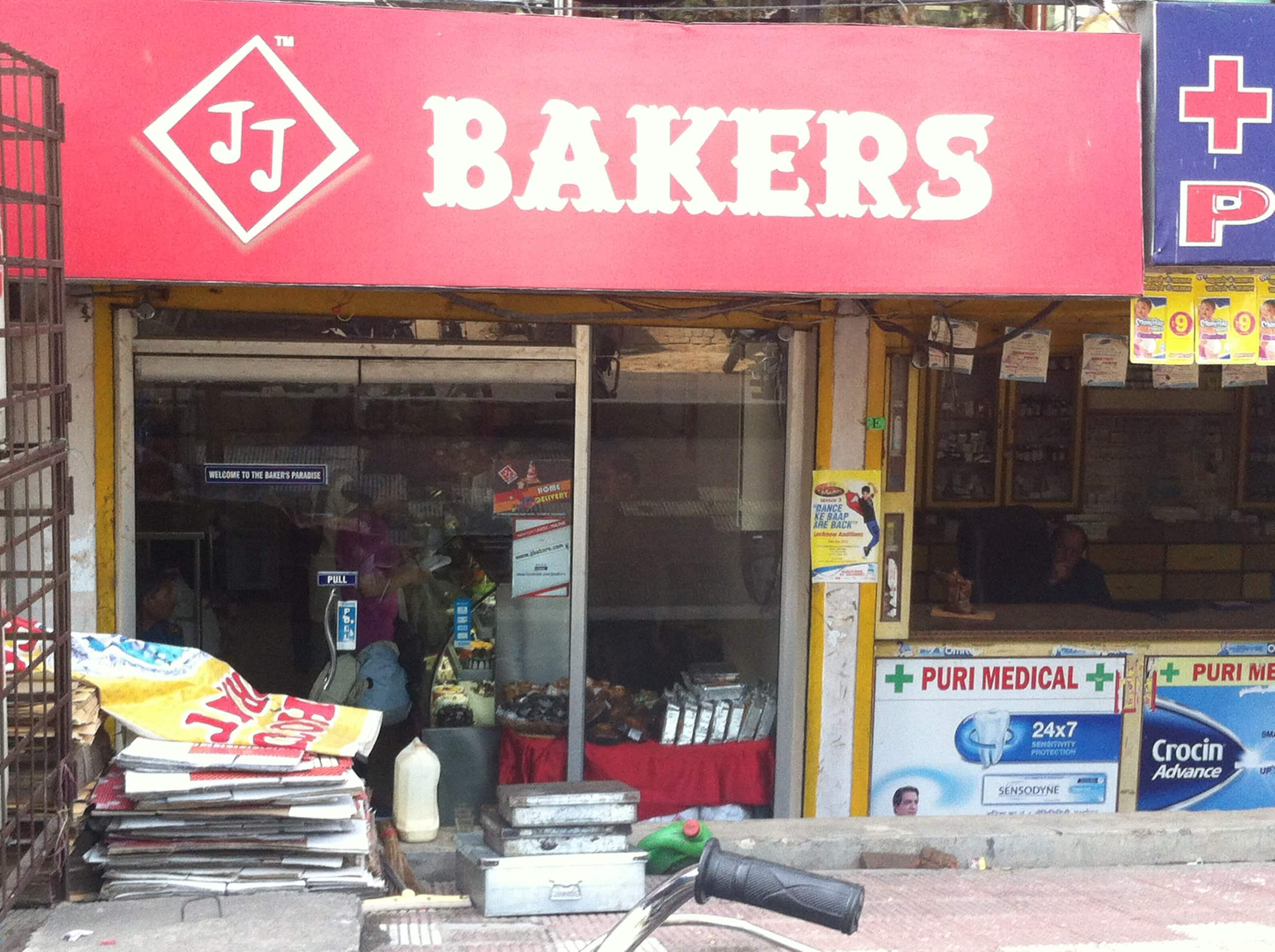 Menu Of Jj Bakers, Gomti Nagar, Lucknow