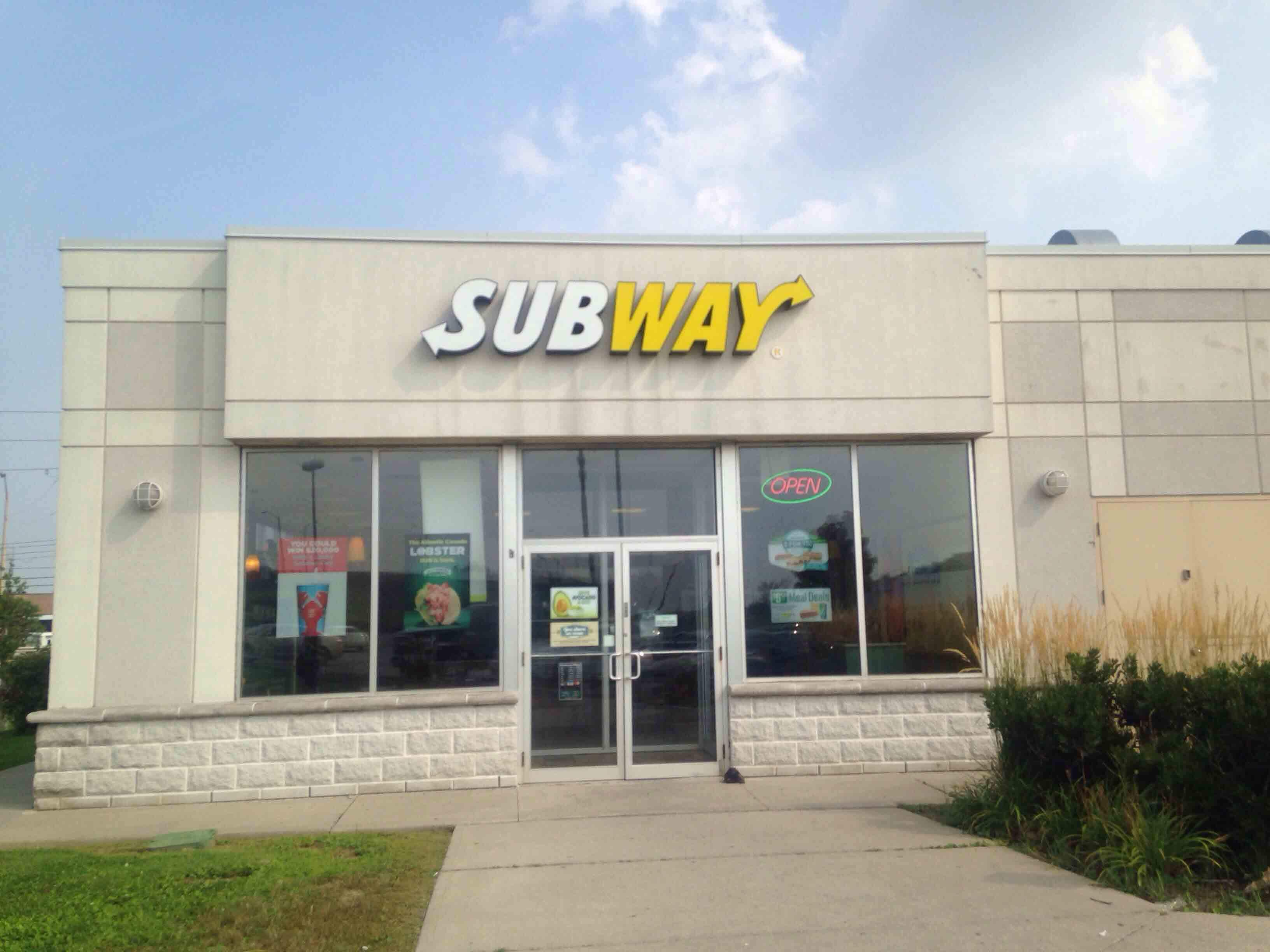 Menu of Subway, Scarborough, Toronto