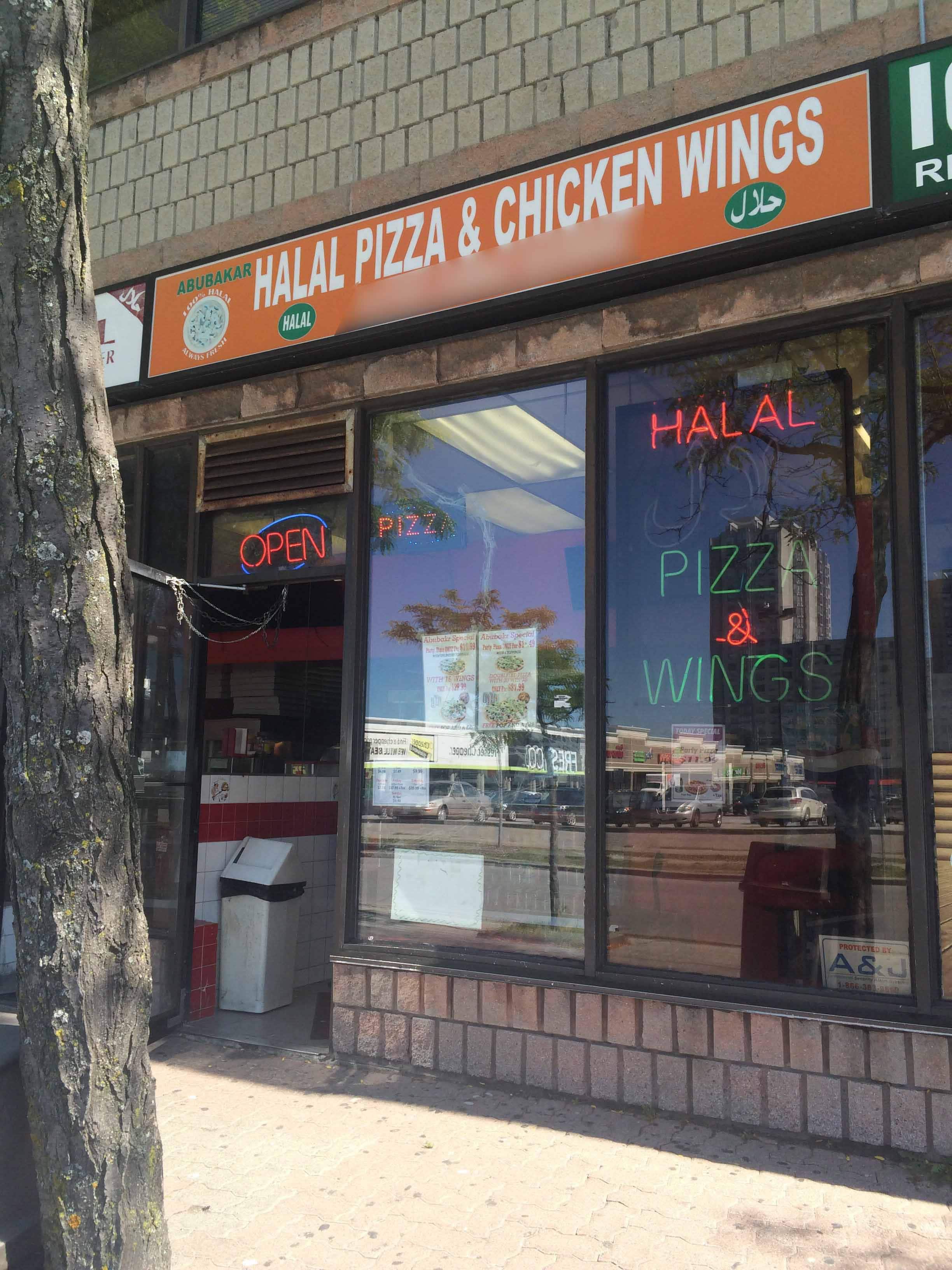 Reviews of Abubakr Halal Pizza & Chicken Wings, Scarborough, Toronto