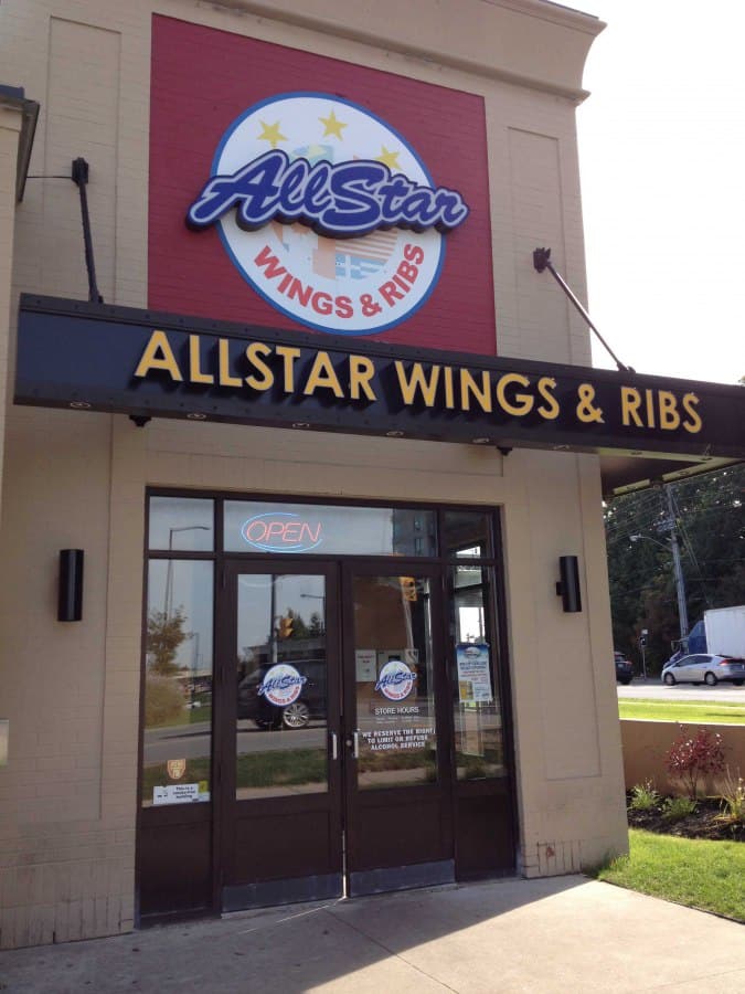 AllStar Wings & Ribs, Scarborough, Toronto Urbanspoon/Zomato
