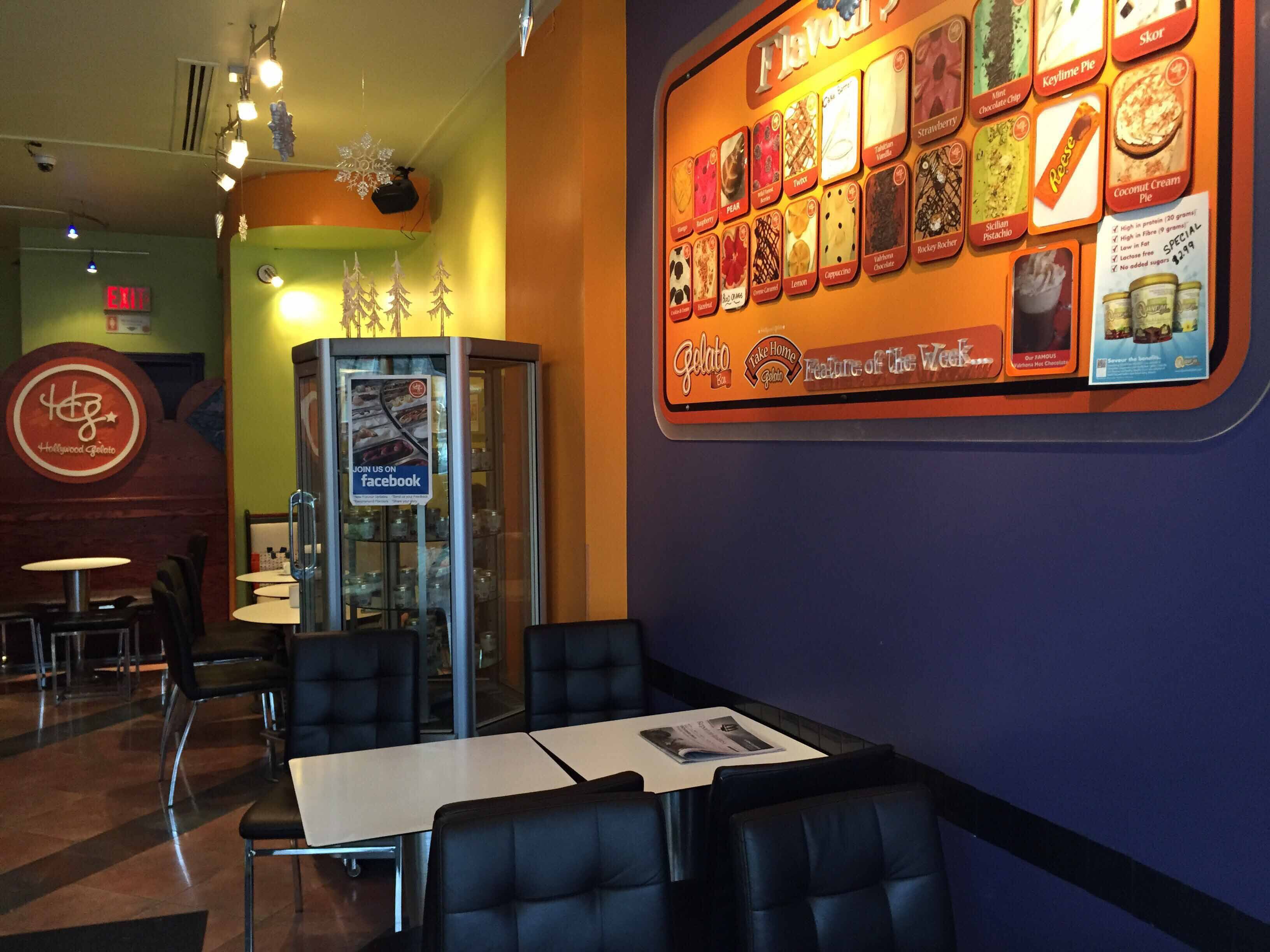 Hollywood Gelato Menu, Menu for Hollywood Gelato, Davisville Village