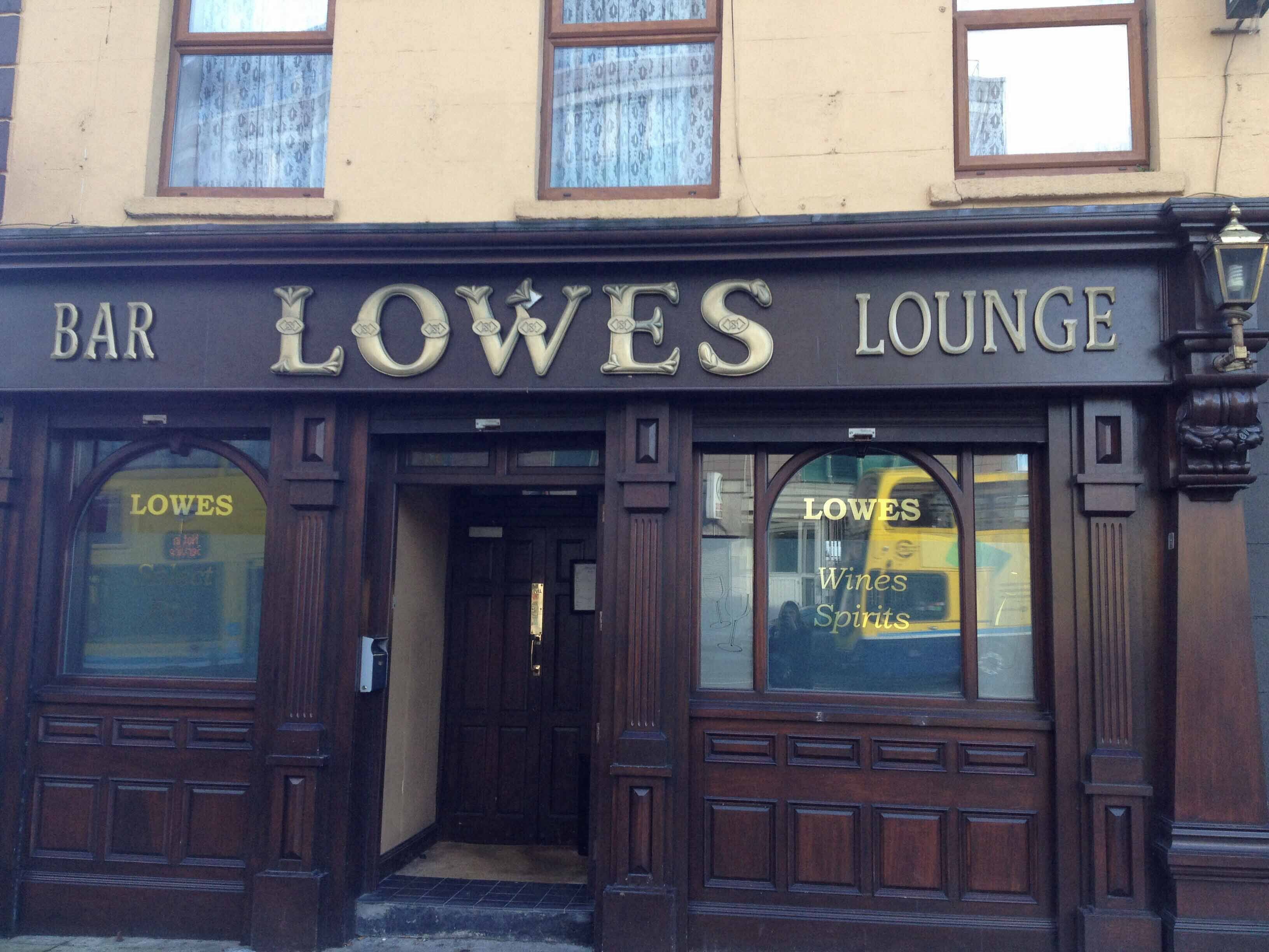 Menu of Lowe's, Rialto, Dublin