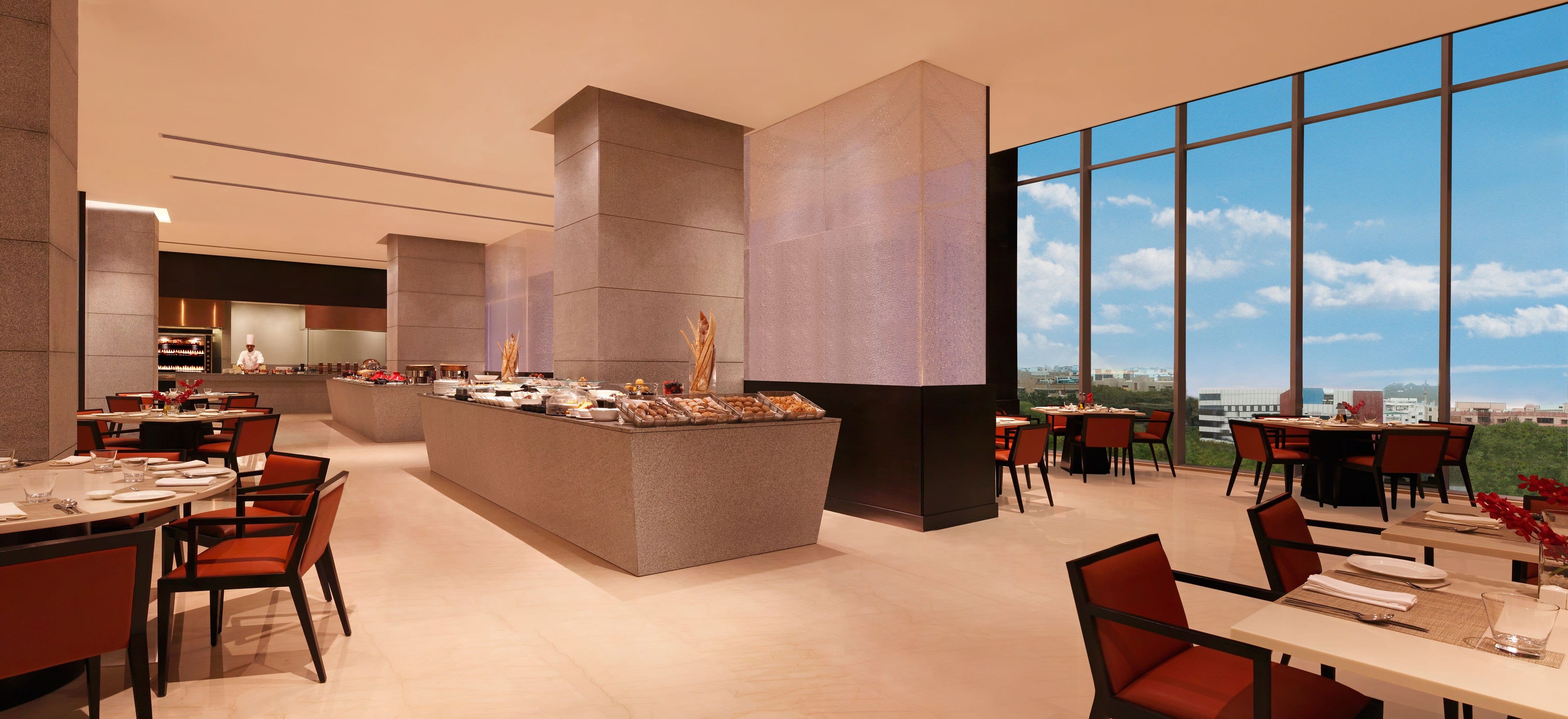 Book table and online reservation at Amara Trident Hyderabad, Hitech