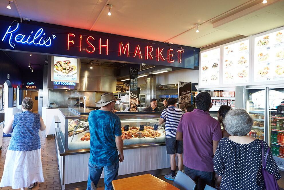 Menu of Kailis Fish Market Cafe Waterfront, Fremantle, Perth