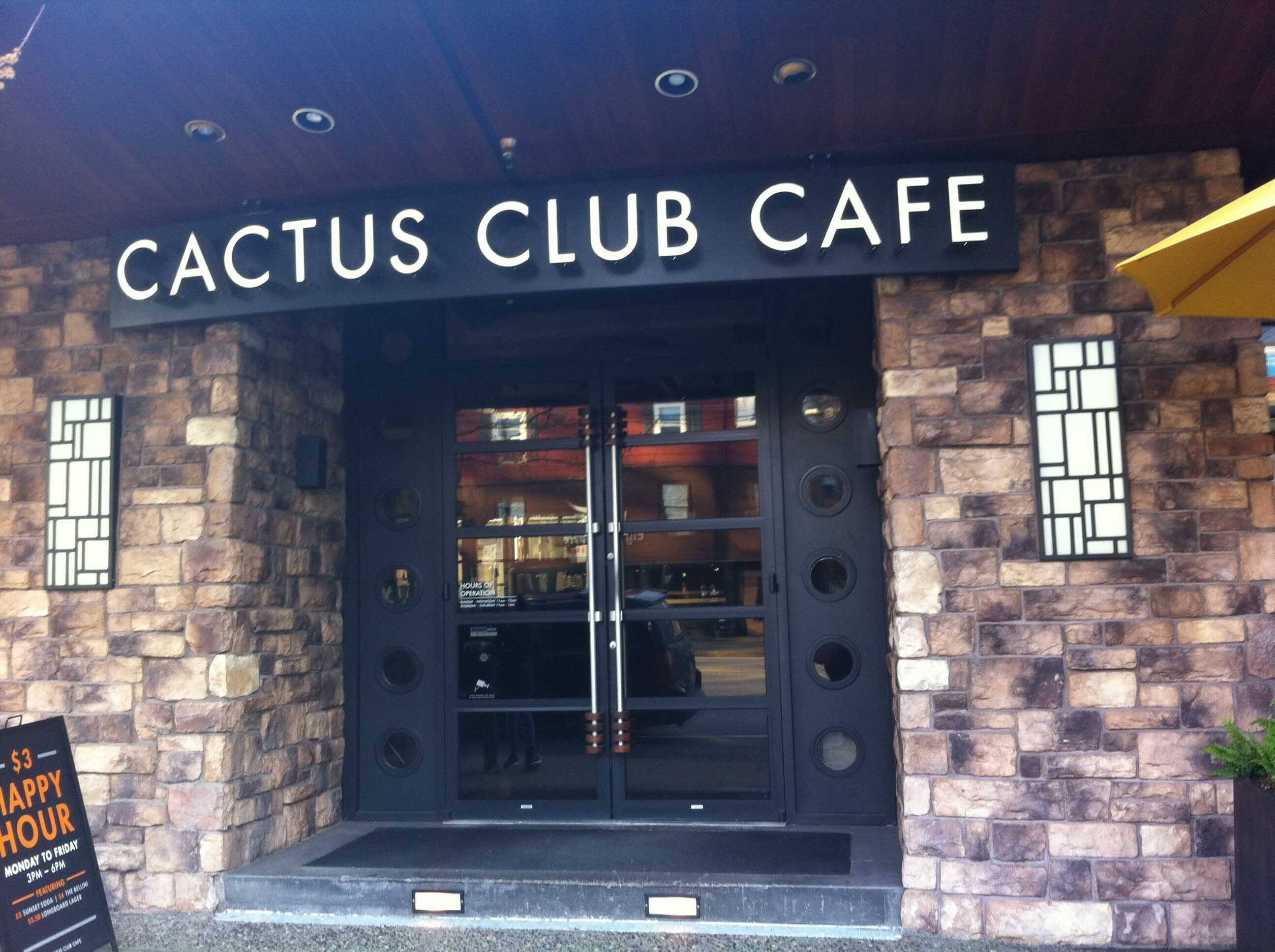 Cactus Club Cafe Fairview Vancouver Zomato