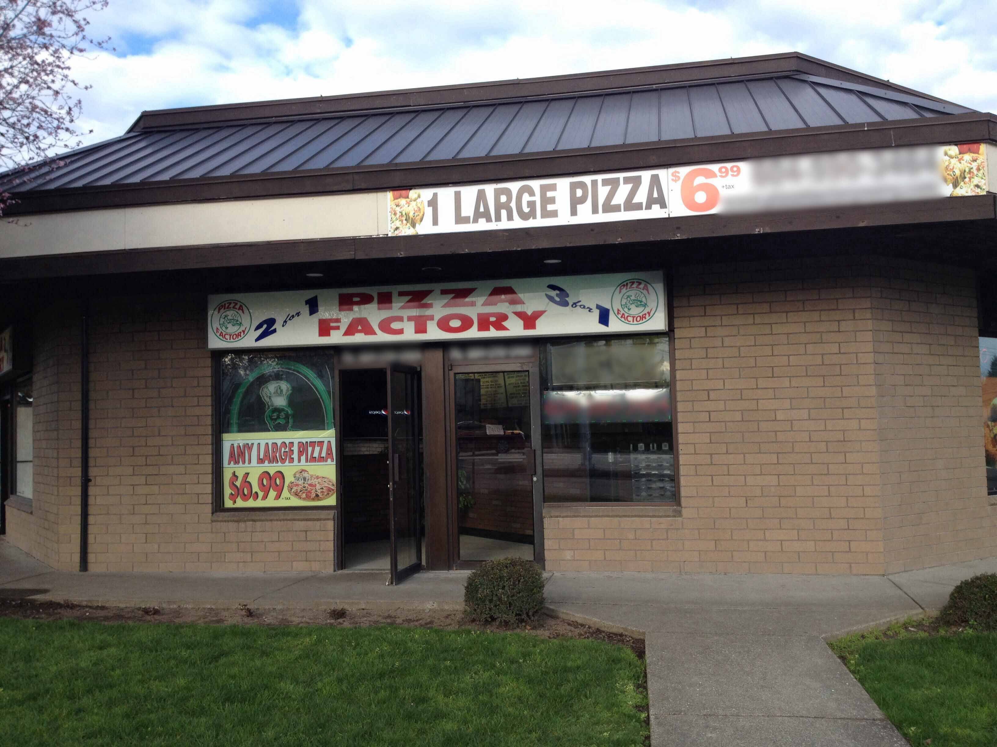 Menu of Pizza Factory, Newton, Surrey