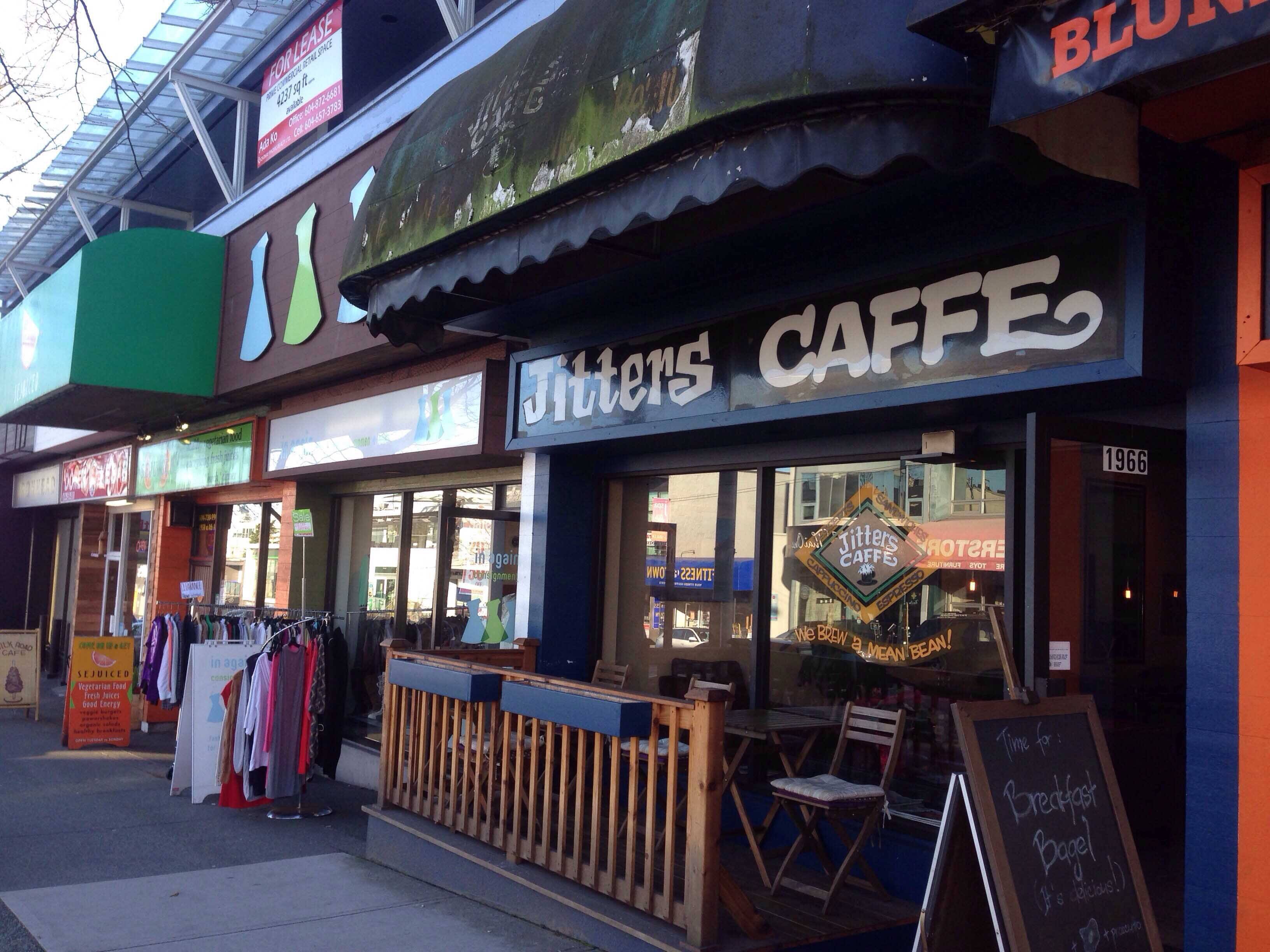 Jitters Caffe Menu, Menu for Jitters Caffe, Kitsilano, Vancouver