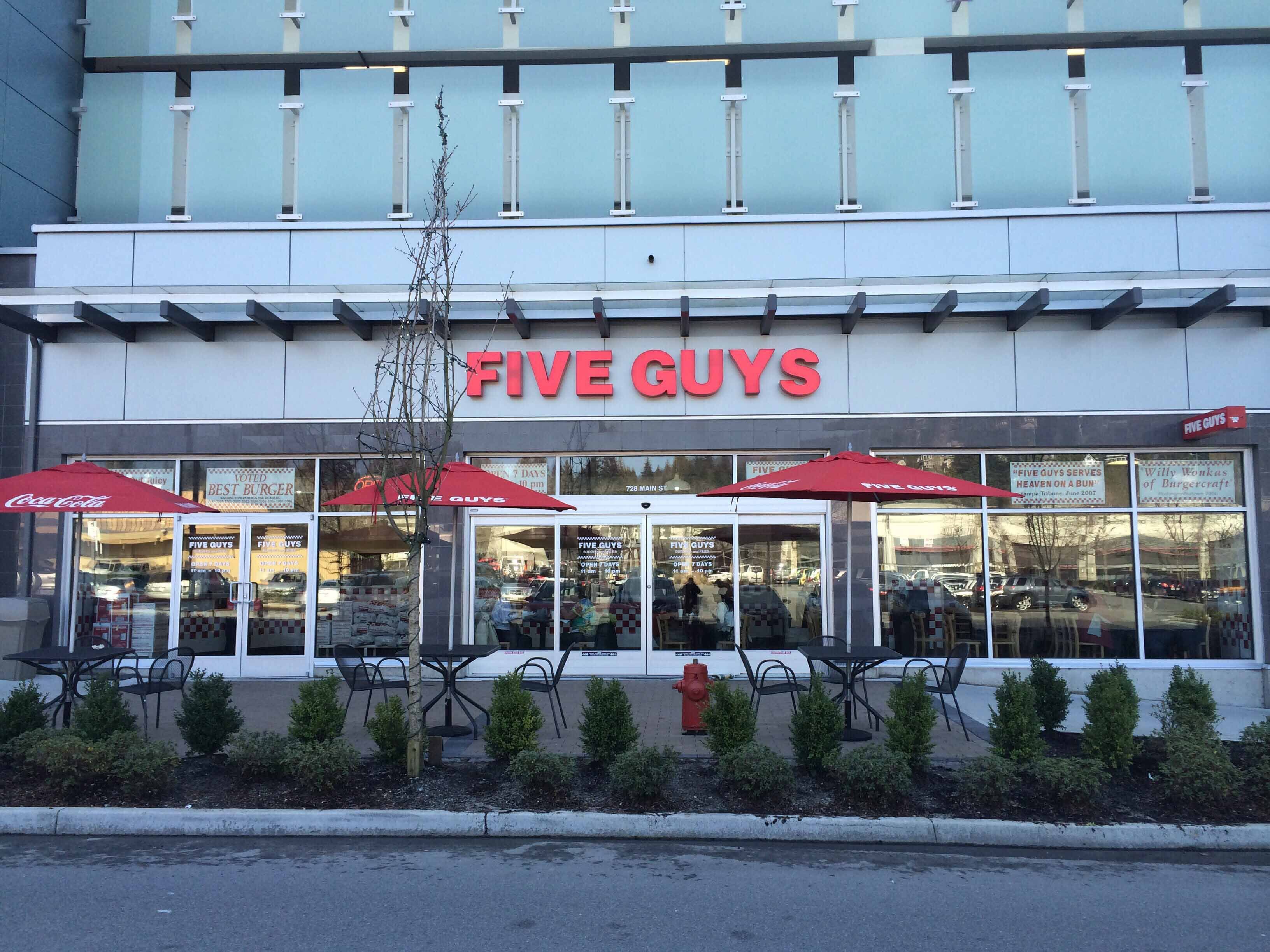 Five Guys, Ambleside, West Vancouver Zomato