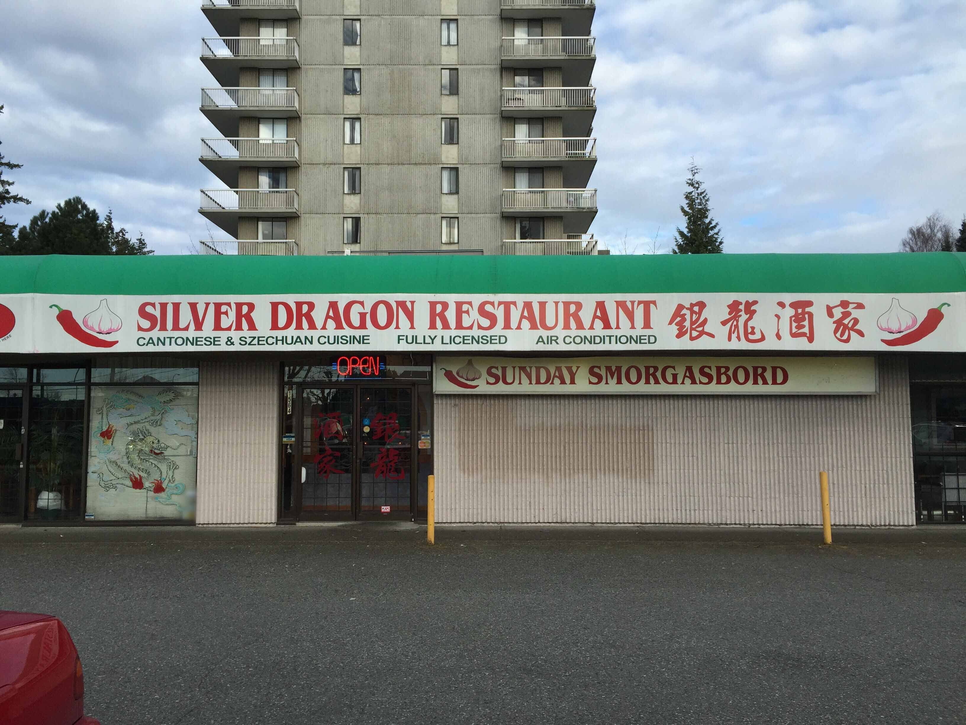 Menu of Silver Dragon, White Rock, Metro Vancouver