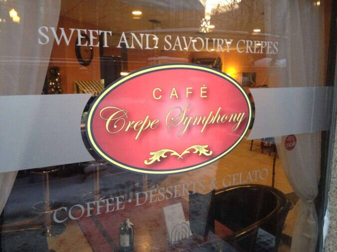 Crepe Symphony Cafe Menu, Menu for Crepe Symphony Cafe, Downtown