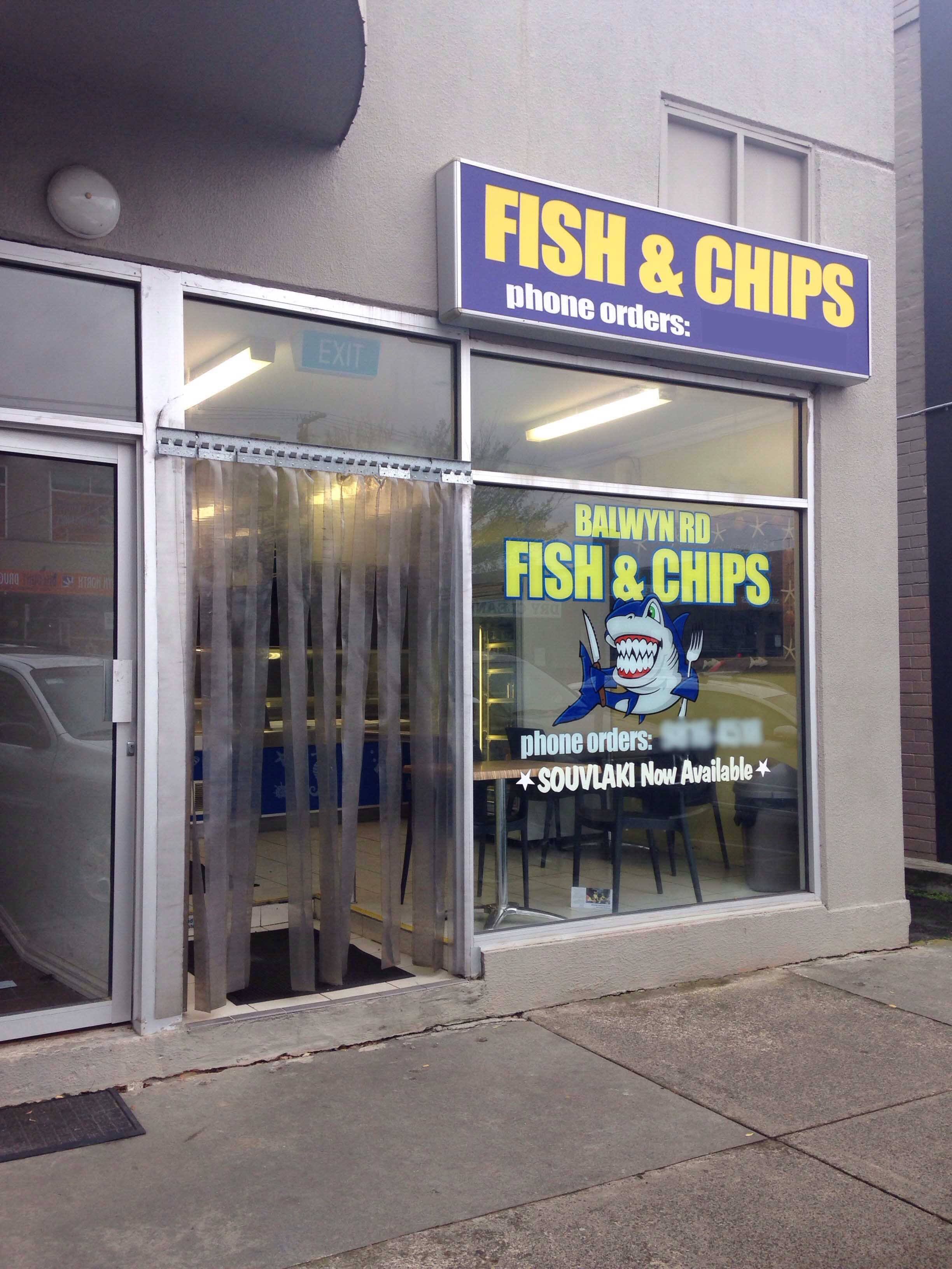 Menu of Hellas Fish and Chips, Balwyn North, Melbourne