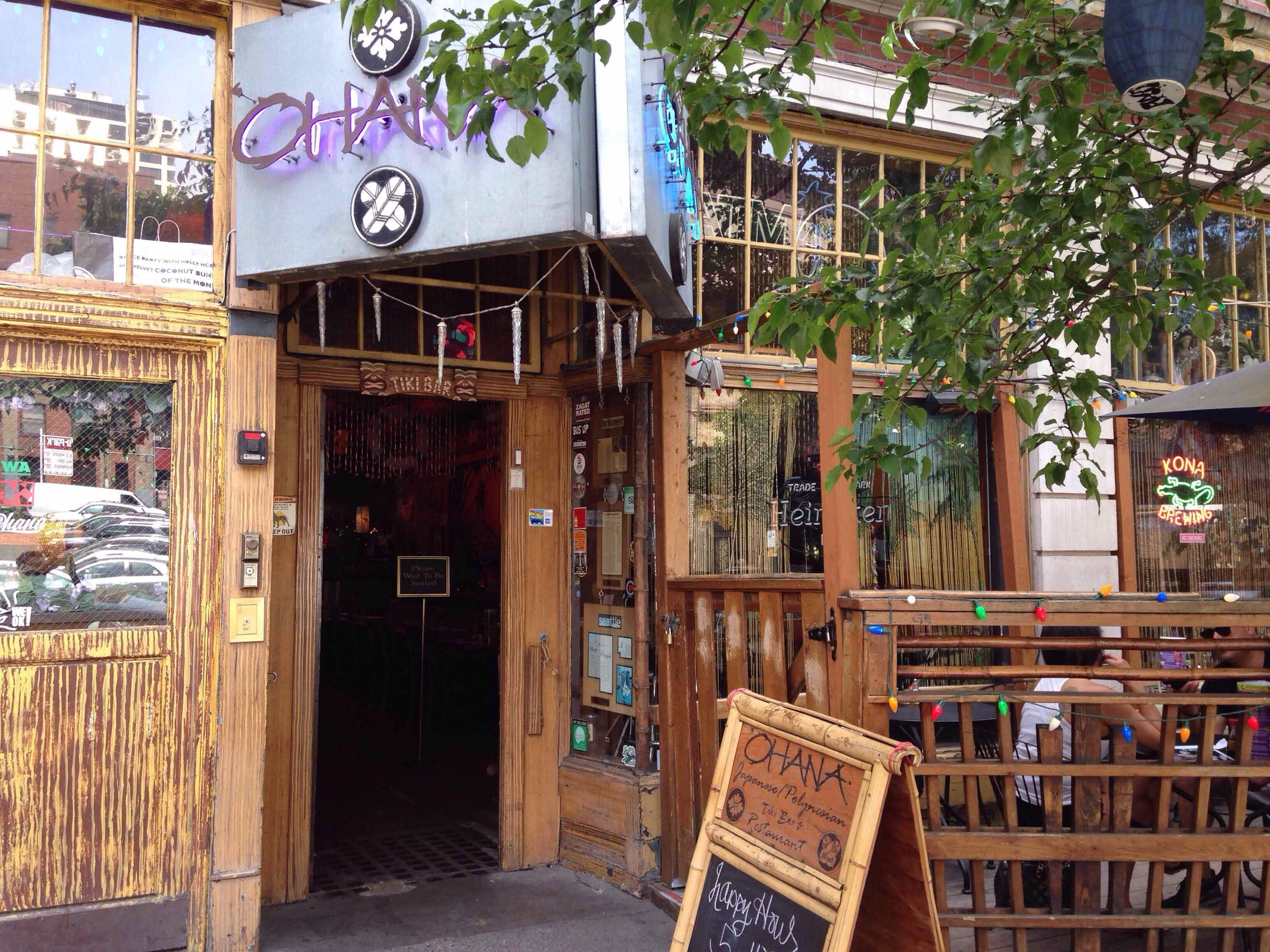 Menu of Ohana, Belltown, Seattle