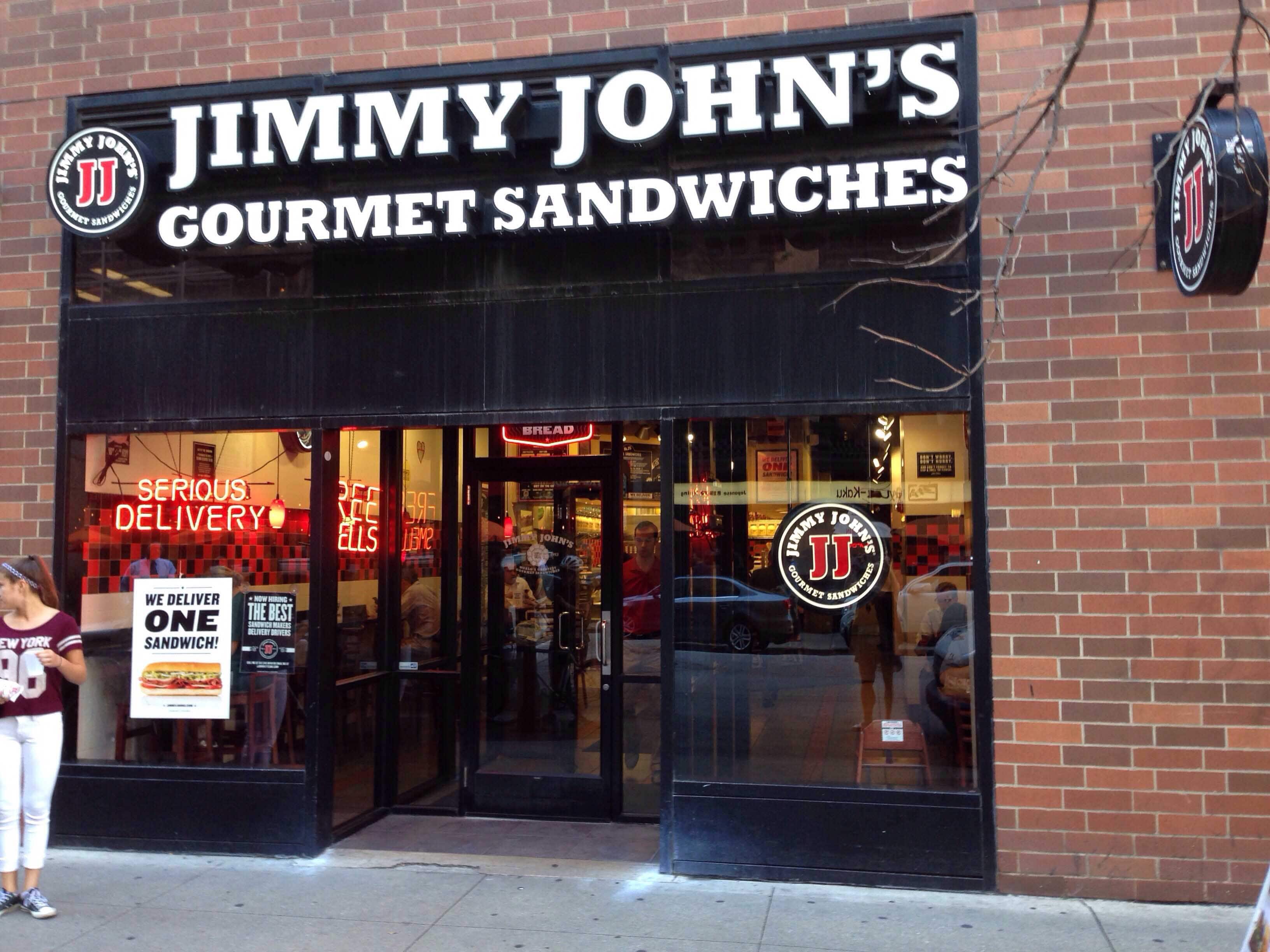 Menu of Jimmy John s Streeterville Chicago