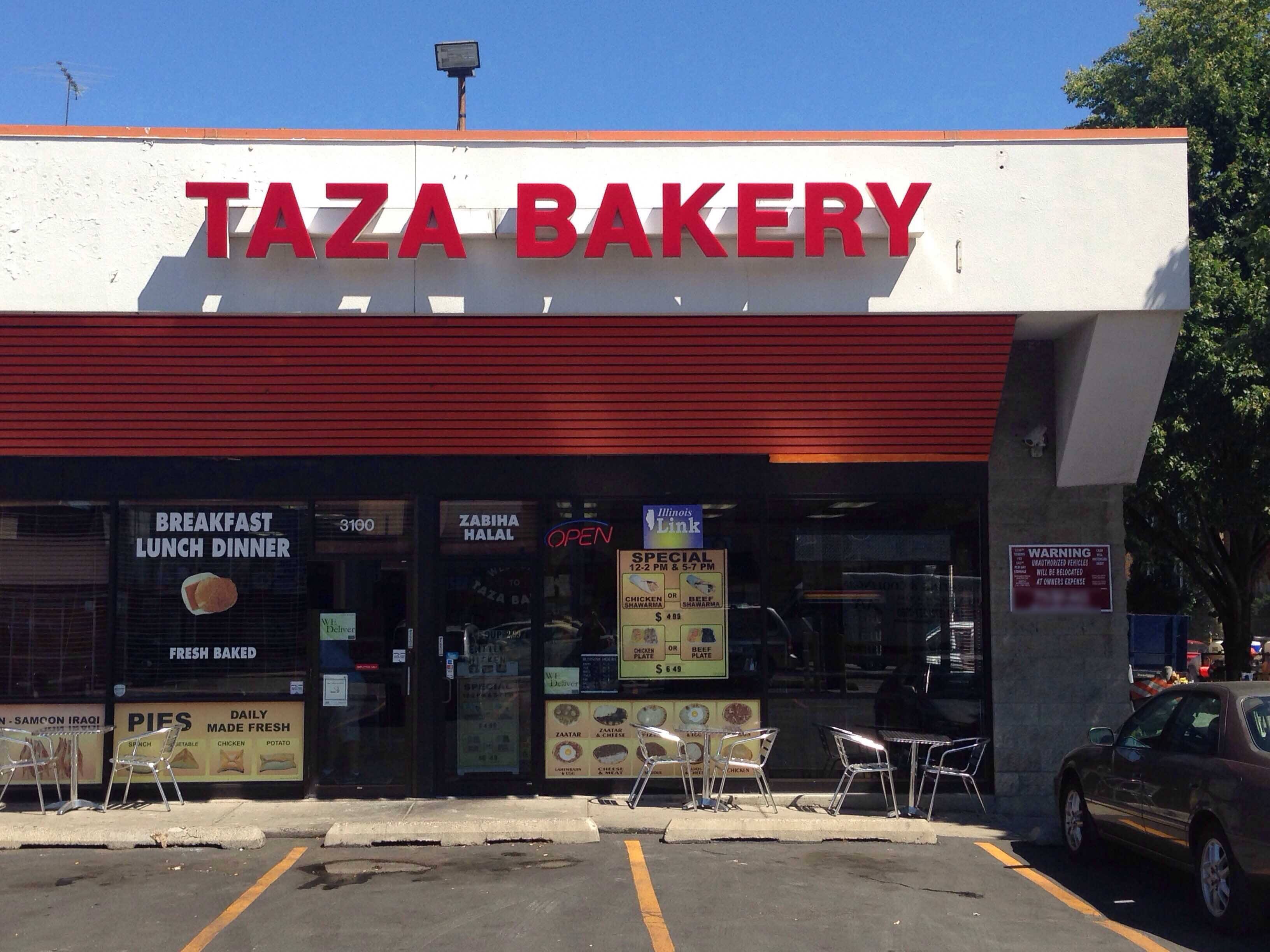 Menu of Taza Bakery, West Ridge, Chicago