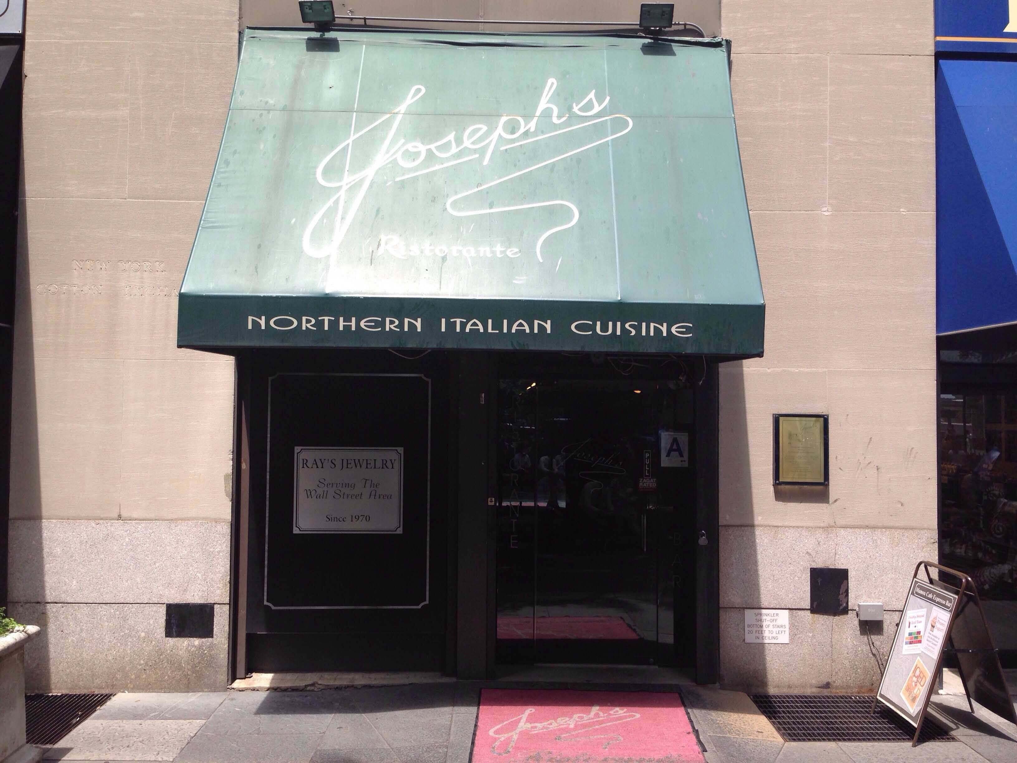 Joseph's Restaurant, New York, New York City