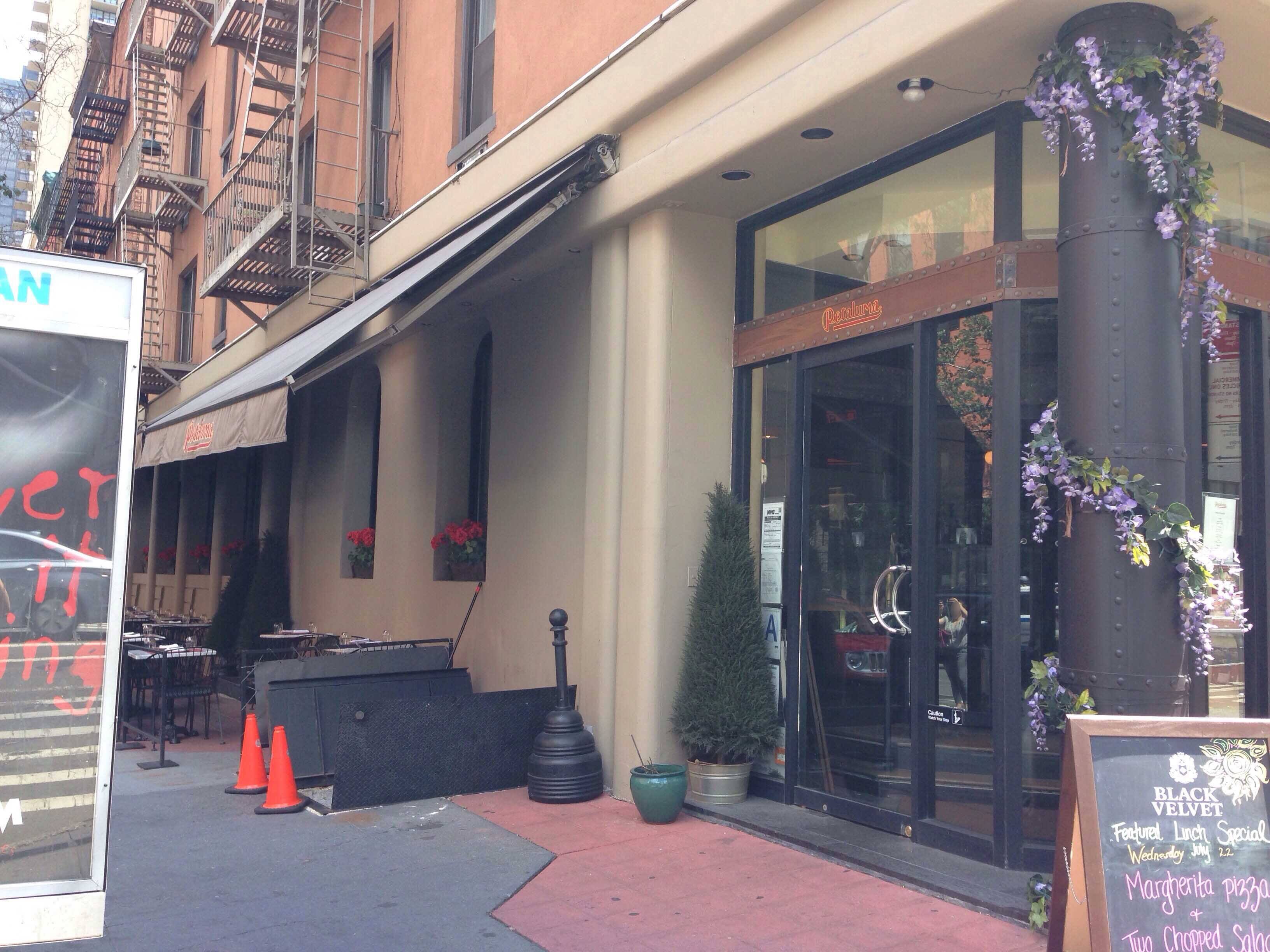 Petaluma Menu, Menu for Petaluma, Upper East Side, New York City