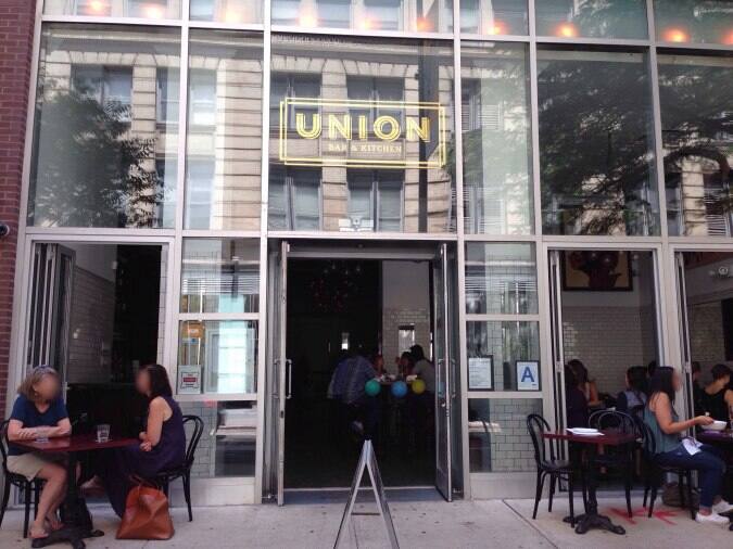 union bar and kitchen open table