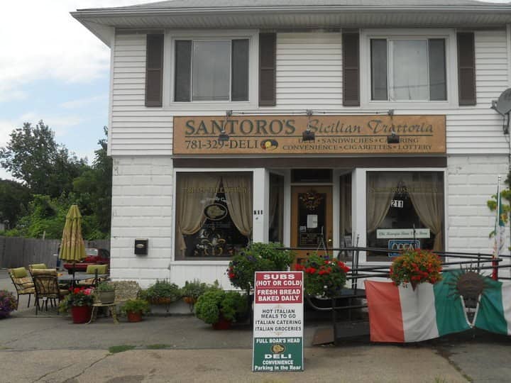 Menu of Santoro's Sicilian Trattoria, Dedham, Boston