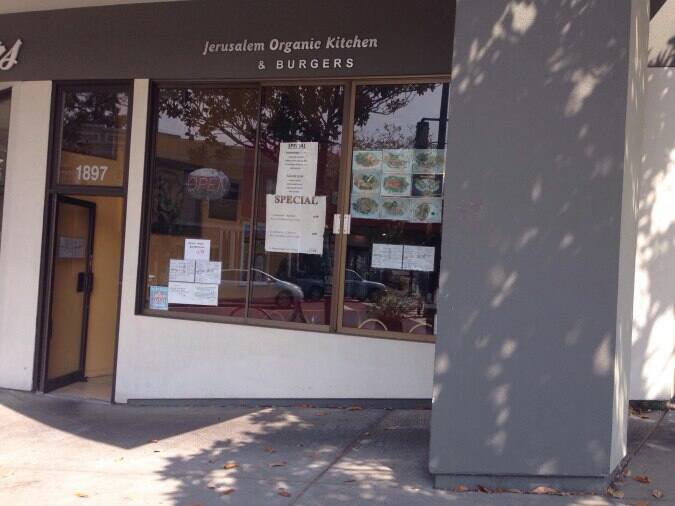 Jerusalem Organic Kitchen Menu Urbanspoon/Zomato