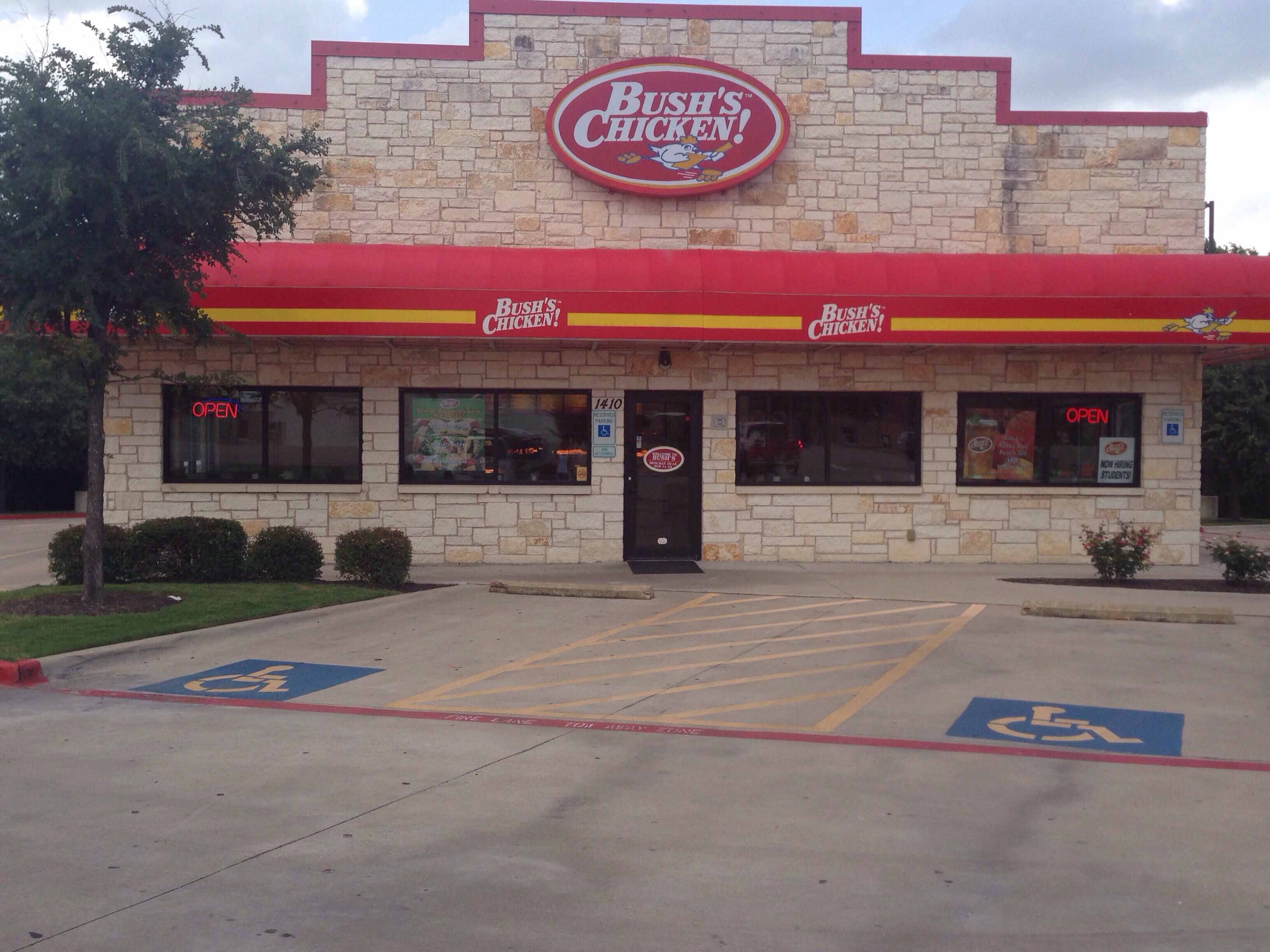 Menu of Bush's Chicken, Round Rock, Round Rock