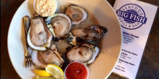 Big Fish Menu Menu Untuk Big Fish Grapevine Grapevine