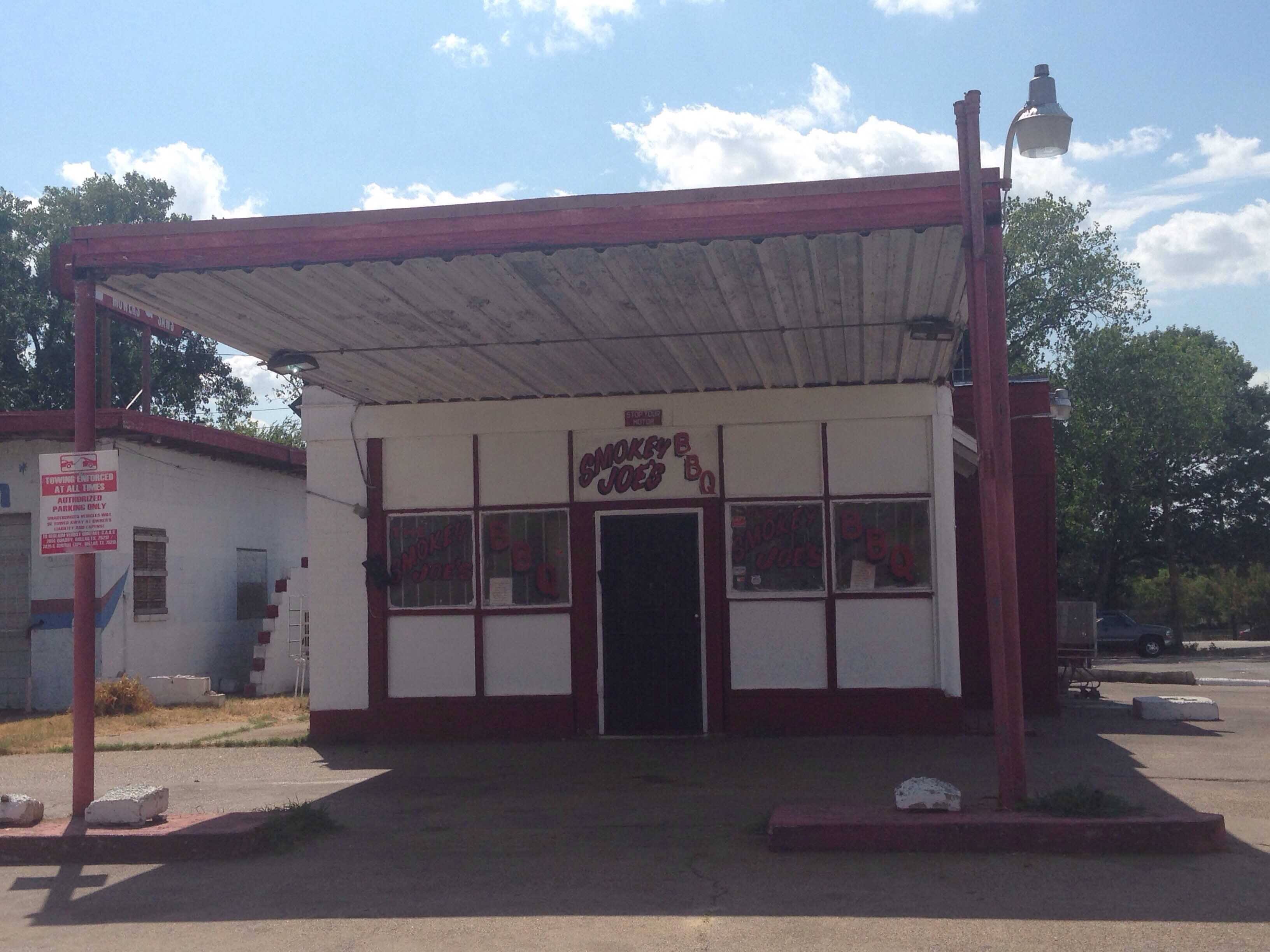 Menu of Smokey Joe's BBQ, Oak Cliff, Dallas