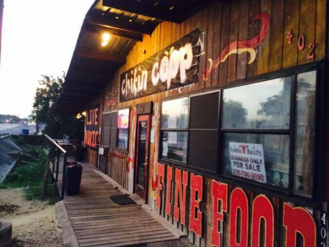 Chickin' Coop Menu, Menu for Chickin' Coop, Bandera, Bandera