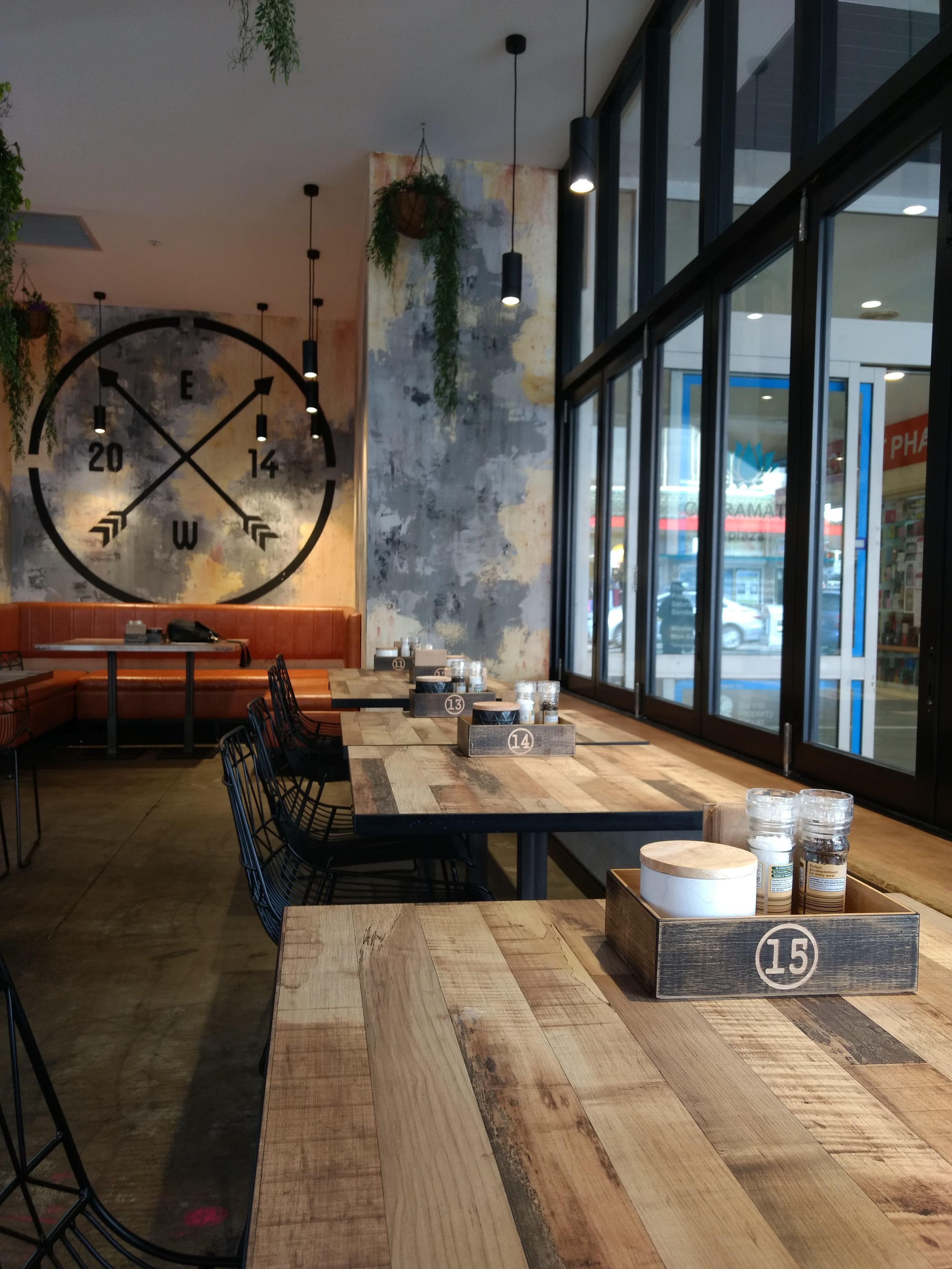 Menu of Espresso Warriors, Cabramatta, Sydney