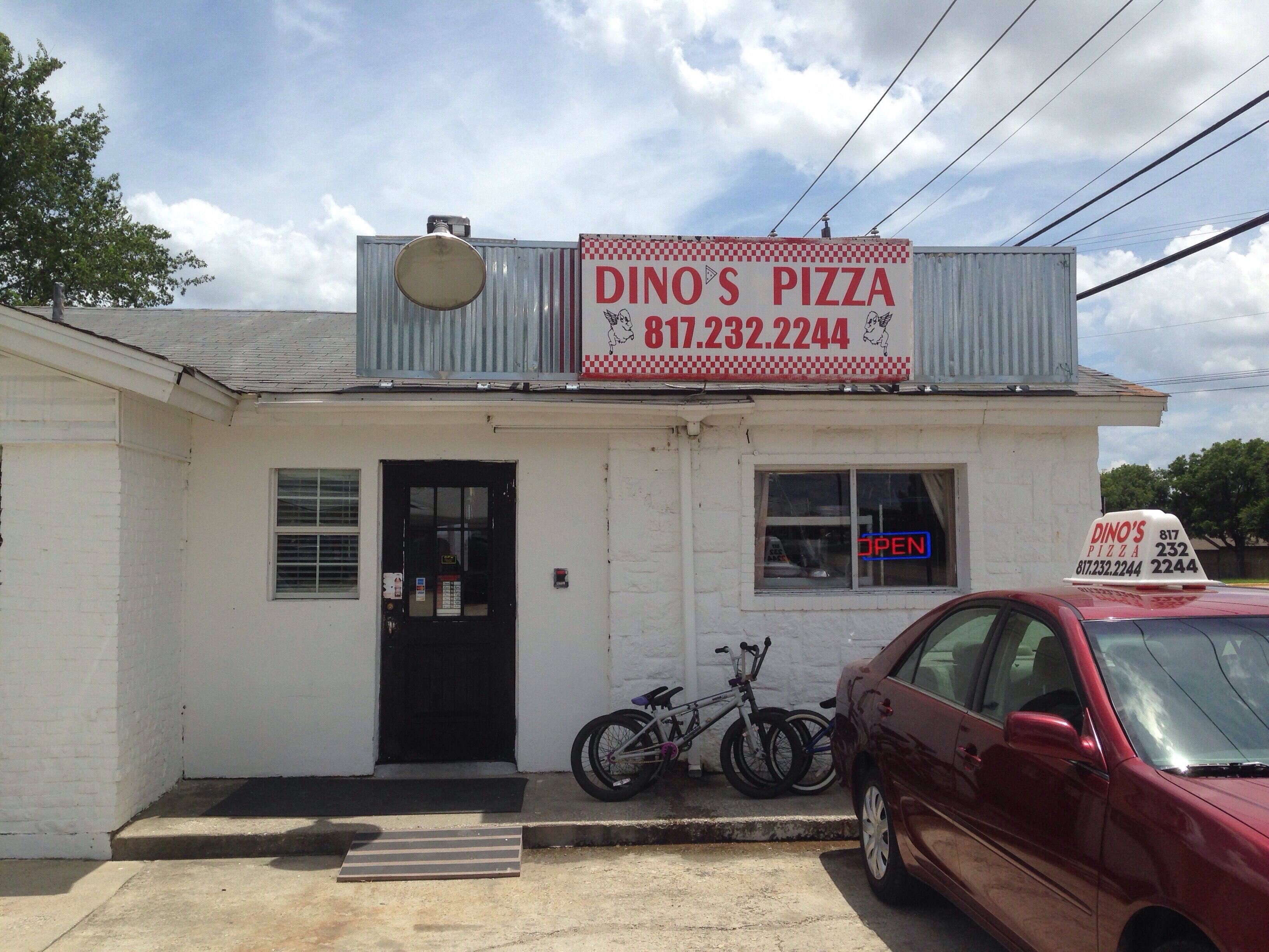 Menu of Dino's Pizza, Fort Worth, Saginaw