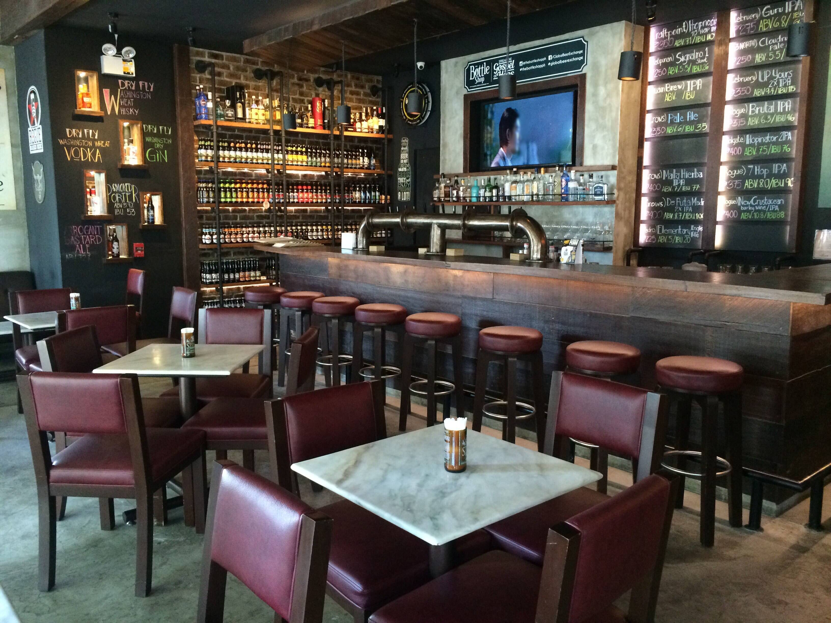 Menu of The Bottle Shop, Metro Manila, Taguig City