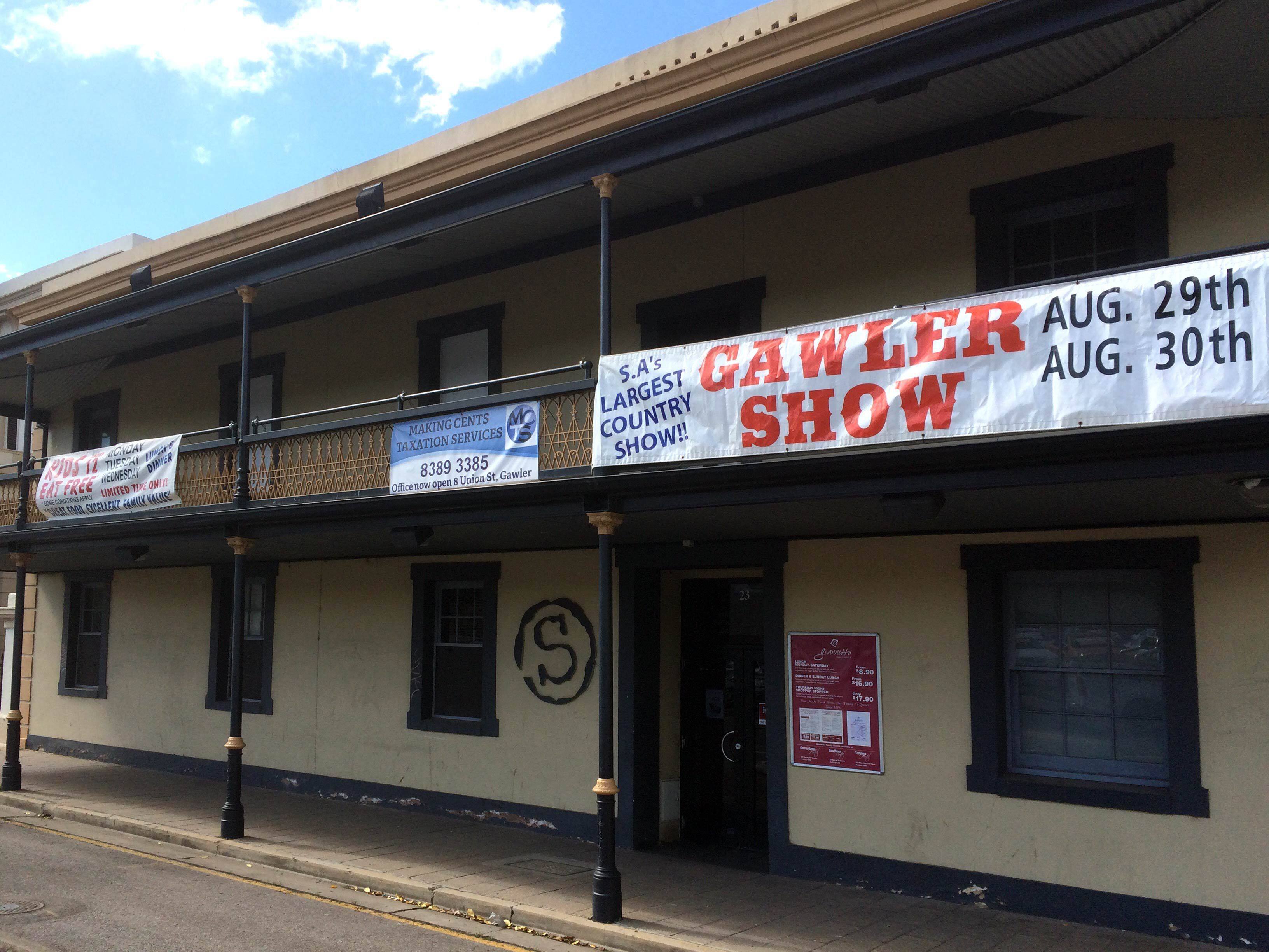Menu of Southern Hotel, Gawler, Adelaide