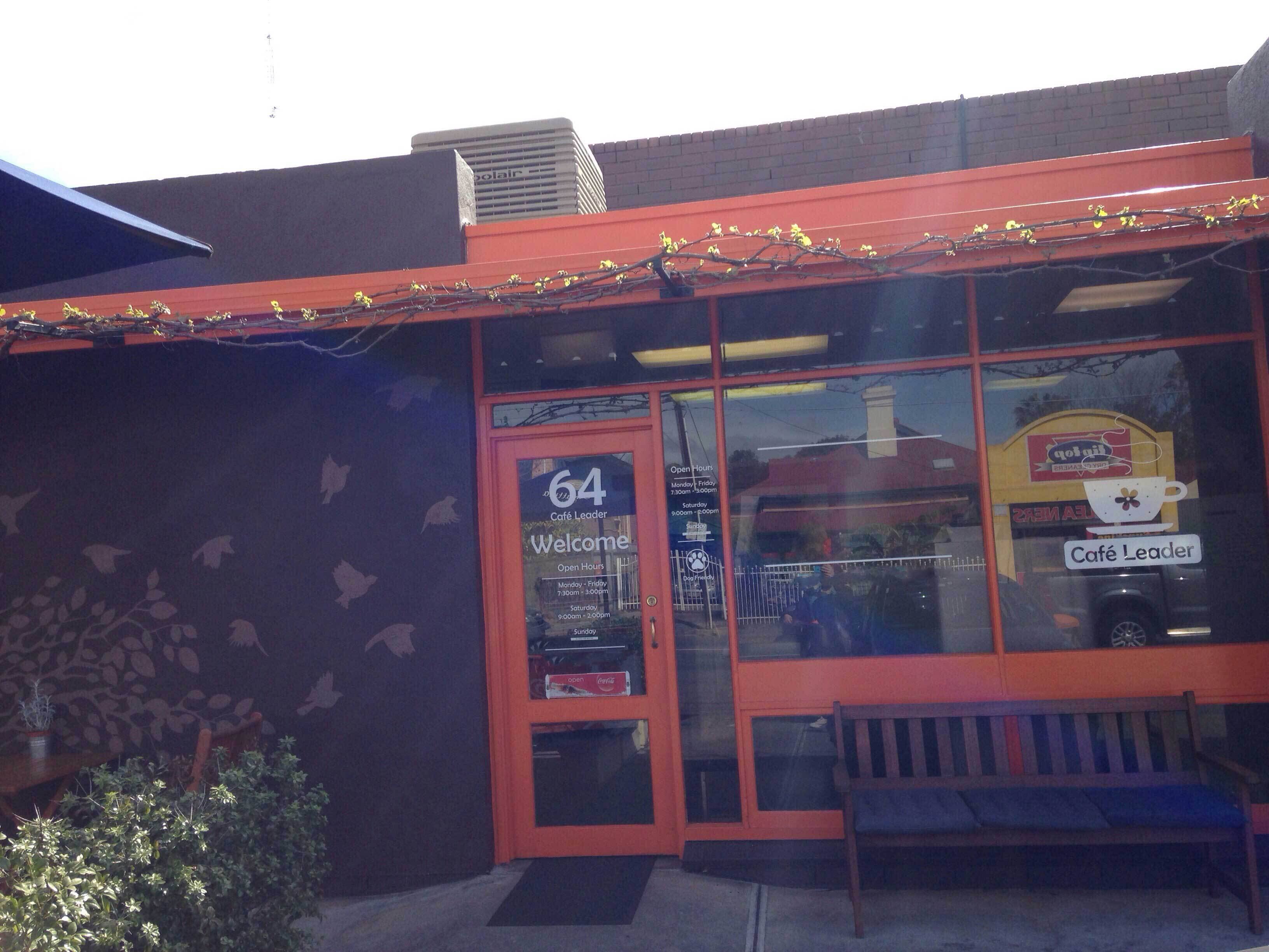 Menu of Cafe Leader, Forestville, Adelaide