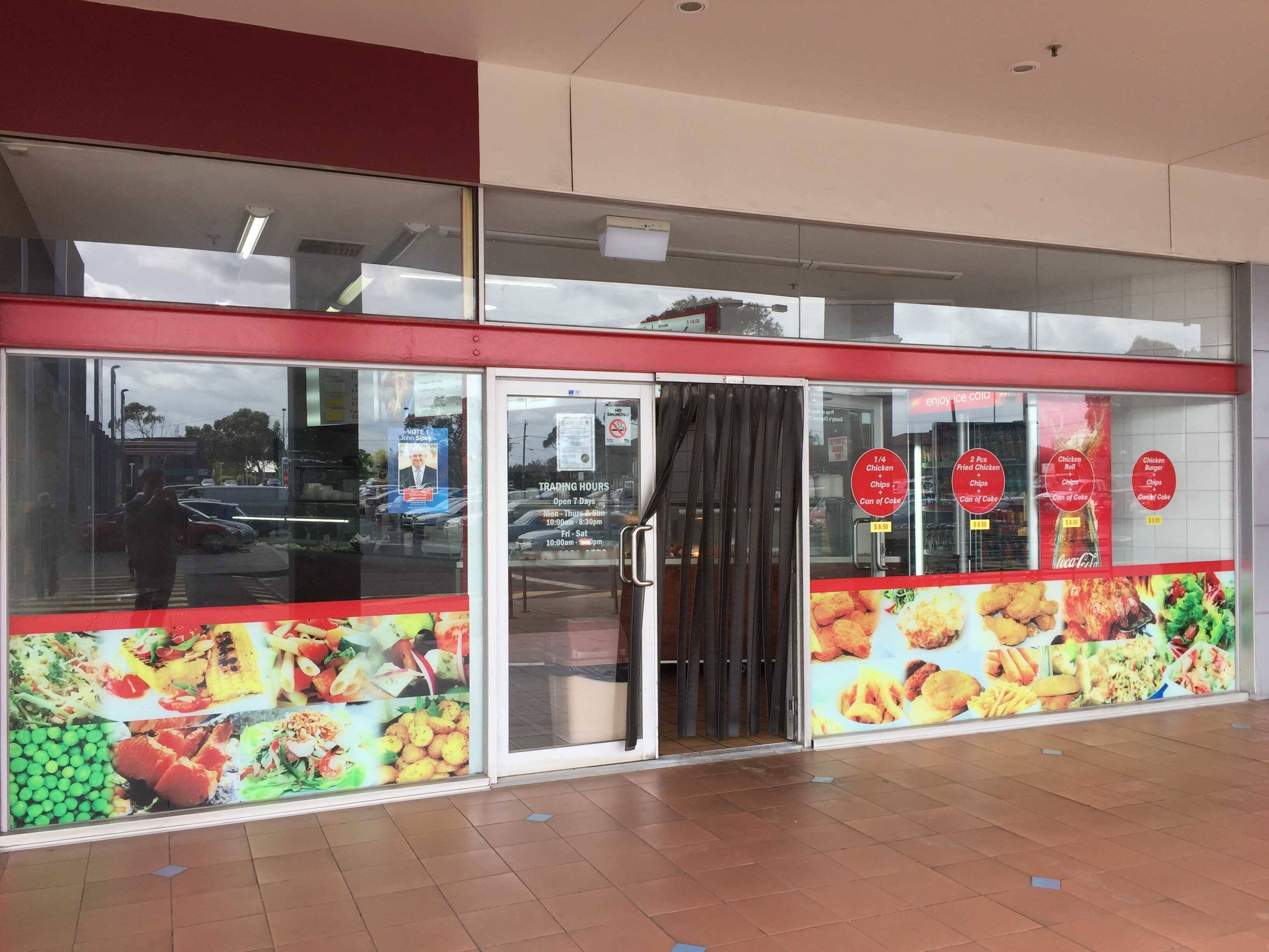 Menu of Goody's Charcoal Chicken, Keilor East, Melbourne