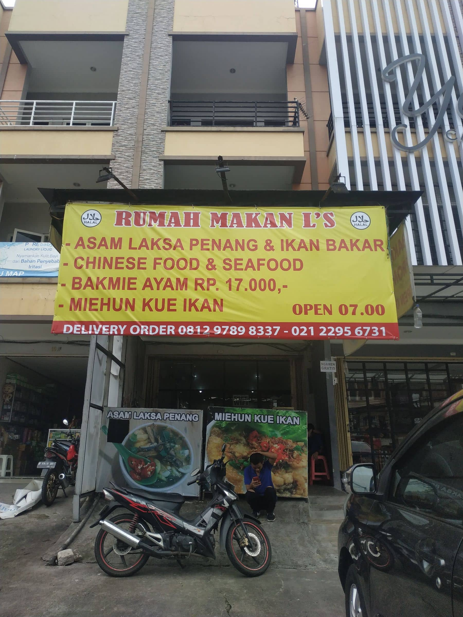 L Asam Laksa Penang Ikan Bakar Menu