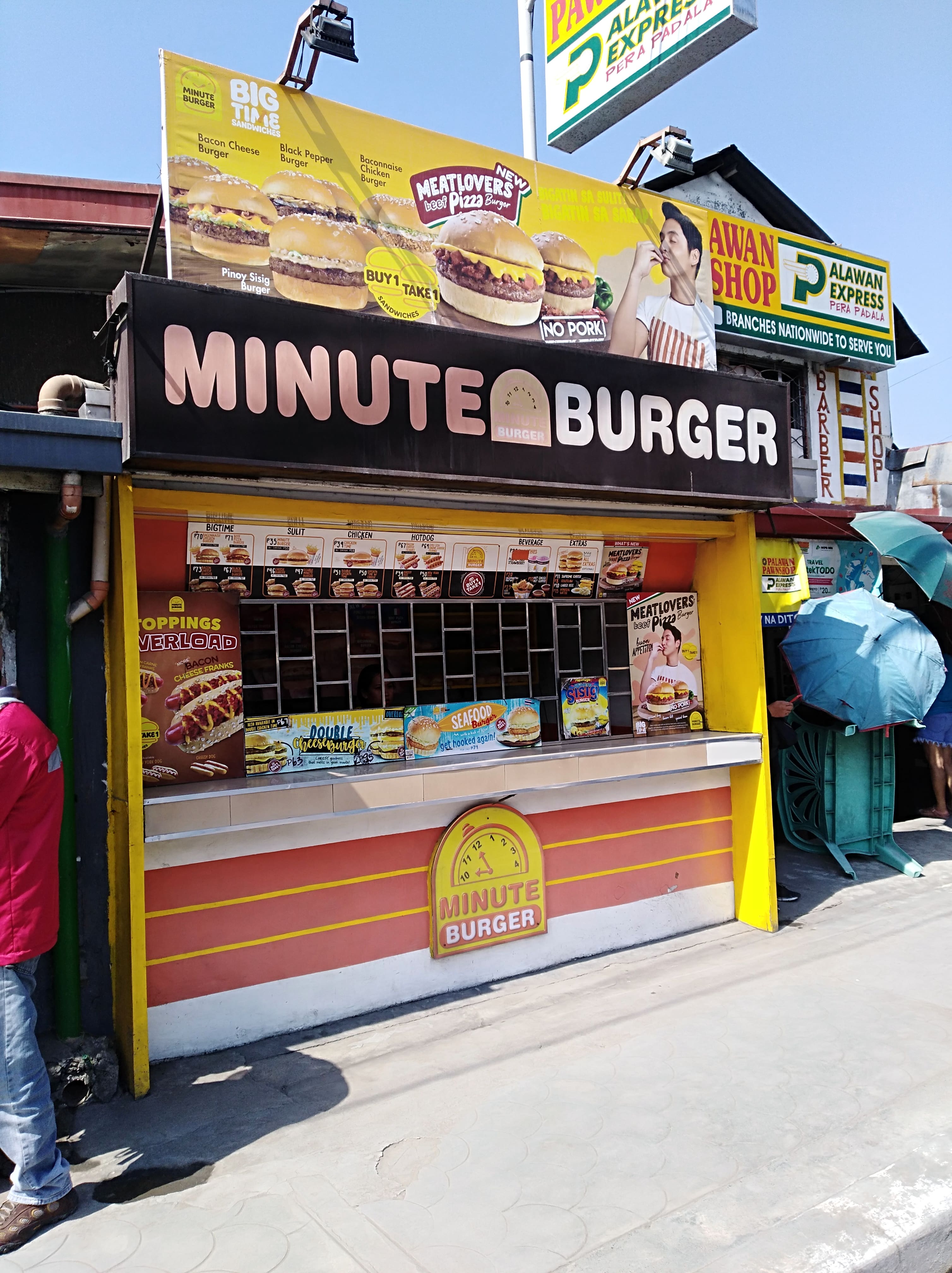 Minute Burger Menu, Menu for Minute Burger, Bayanan, Muntinlupa City