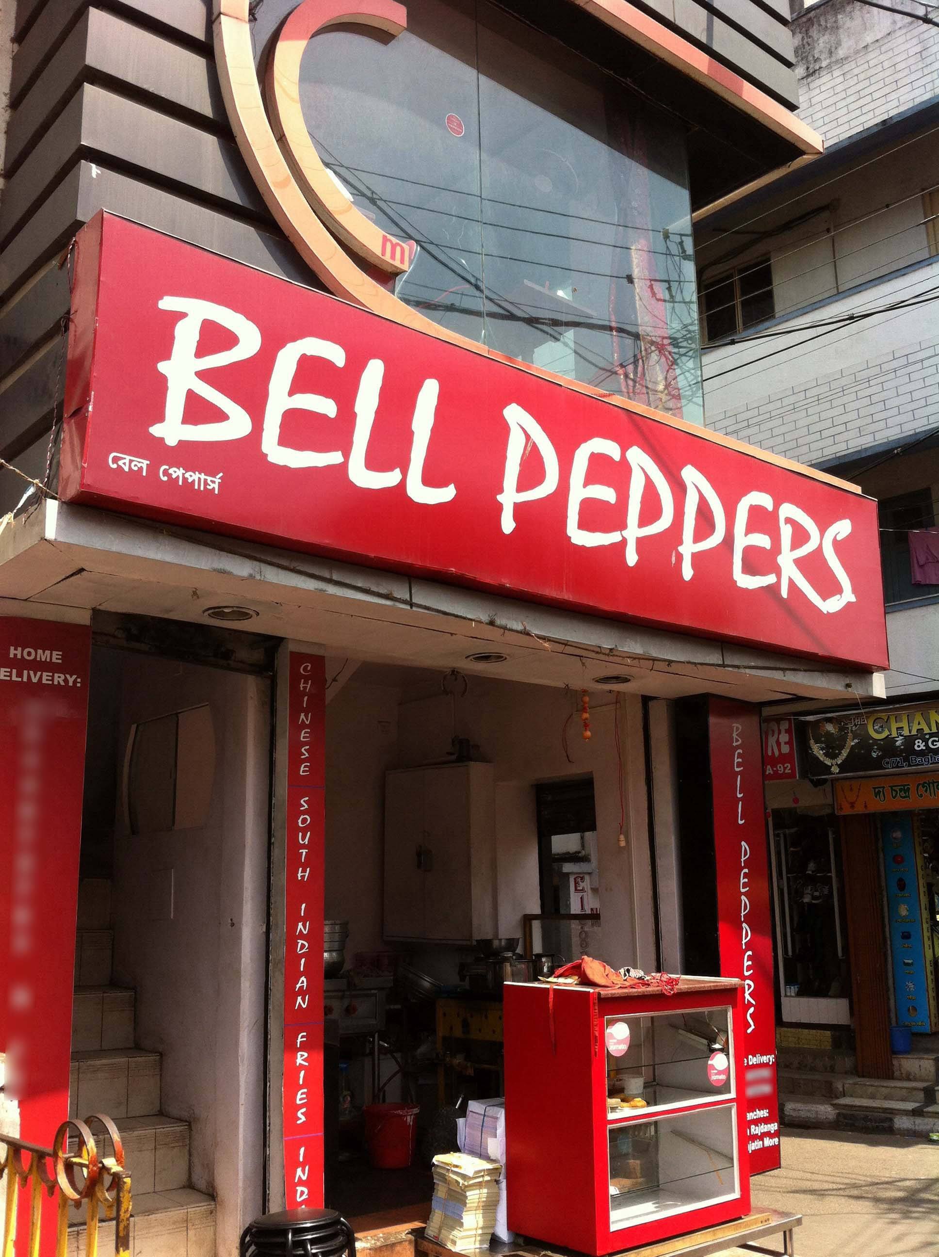 Menu of Bell Peppers, Baghajatin, Kolkata