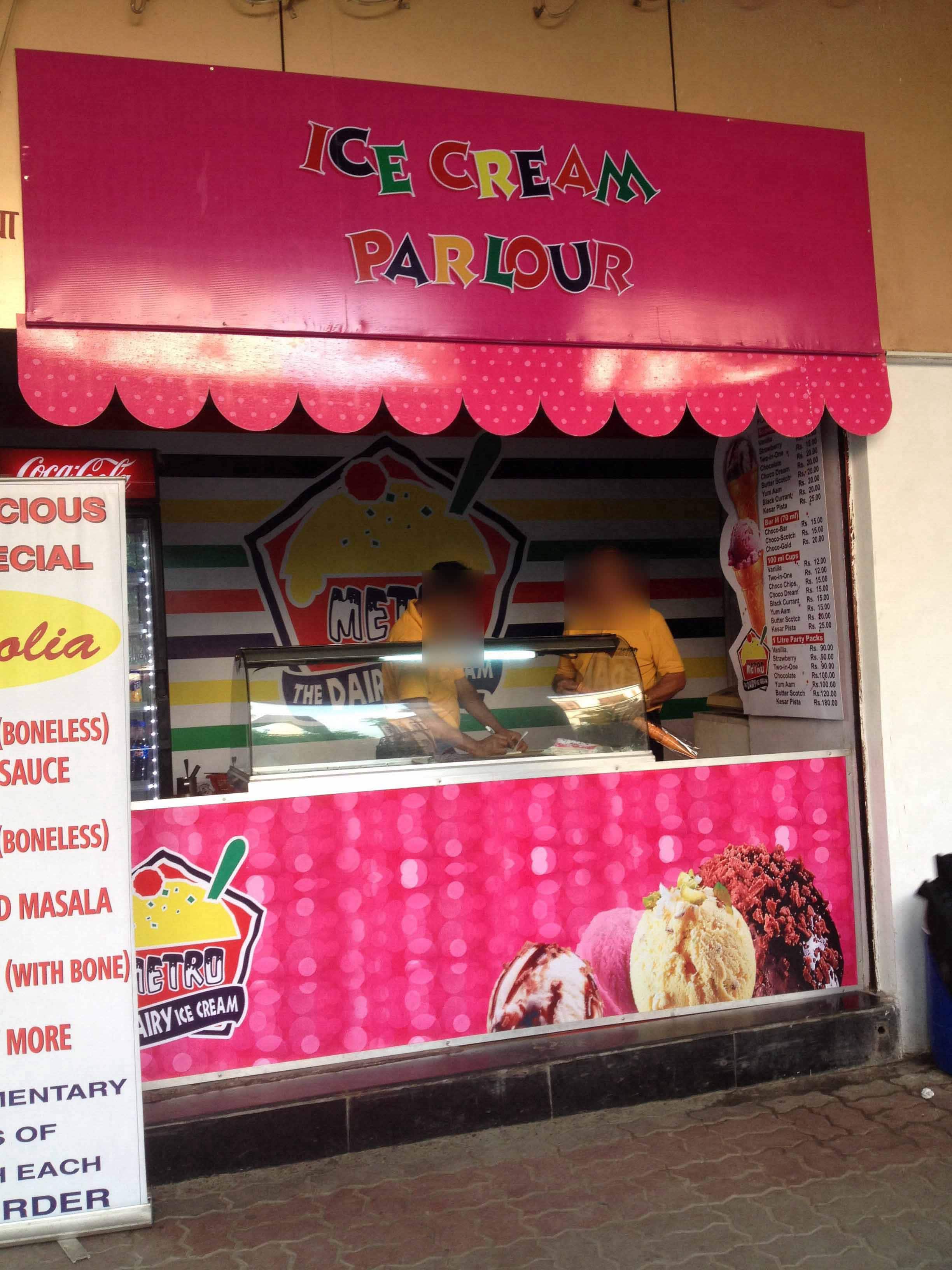 Menu of Metro Icecream, Park Street Area, Kolkata