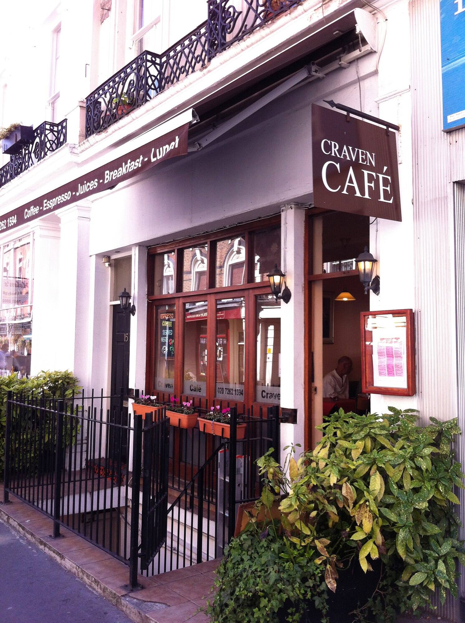 Menu of Craven Cafe, Bayswater, London