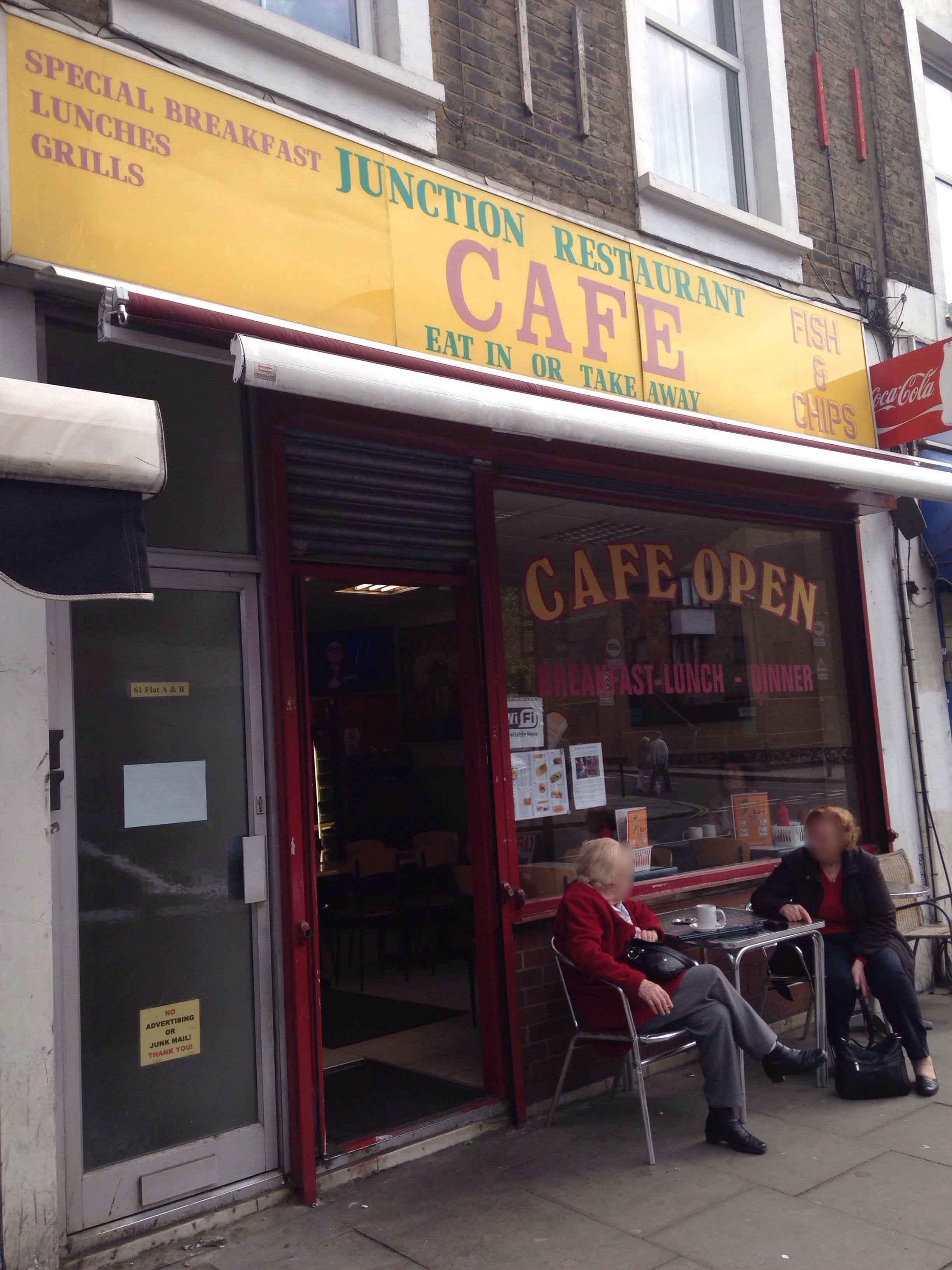 Menu of Junction Cafe, Archway, London