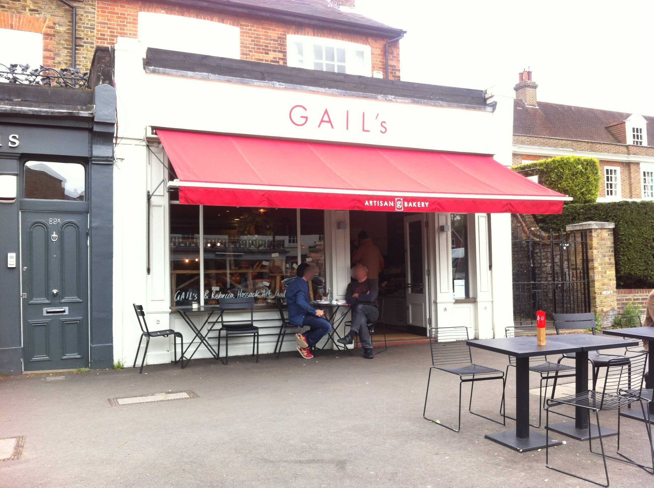 Gail's Bakery Menu, Menu for Gail's Bakery, Dulwich, London