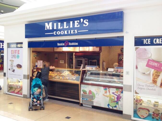 Millie's Cookies Menu, Menu for Millie's Cookies, Harrow, London