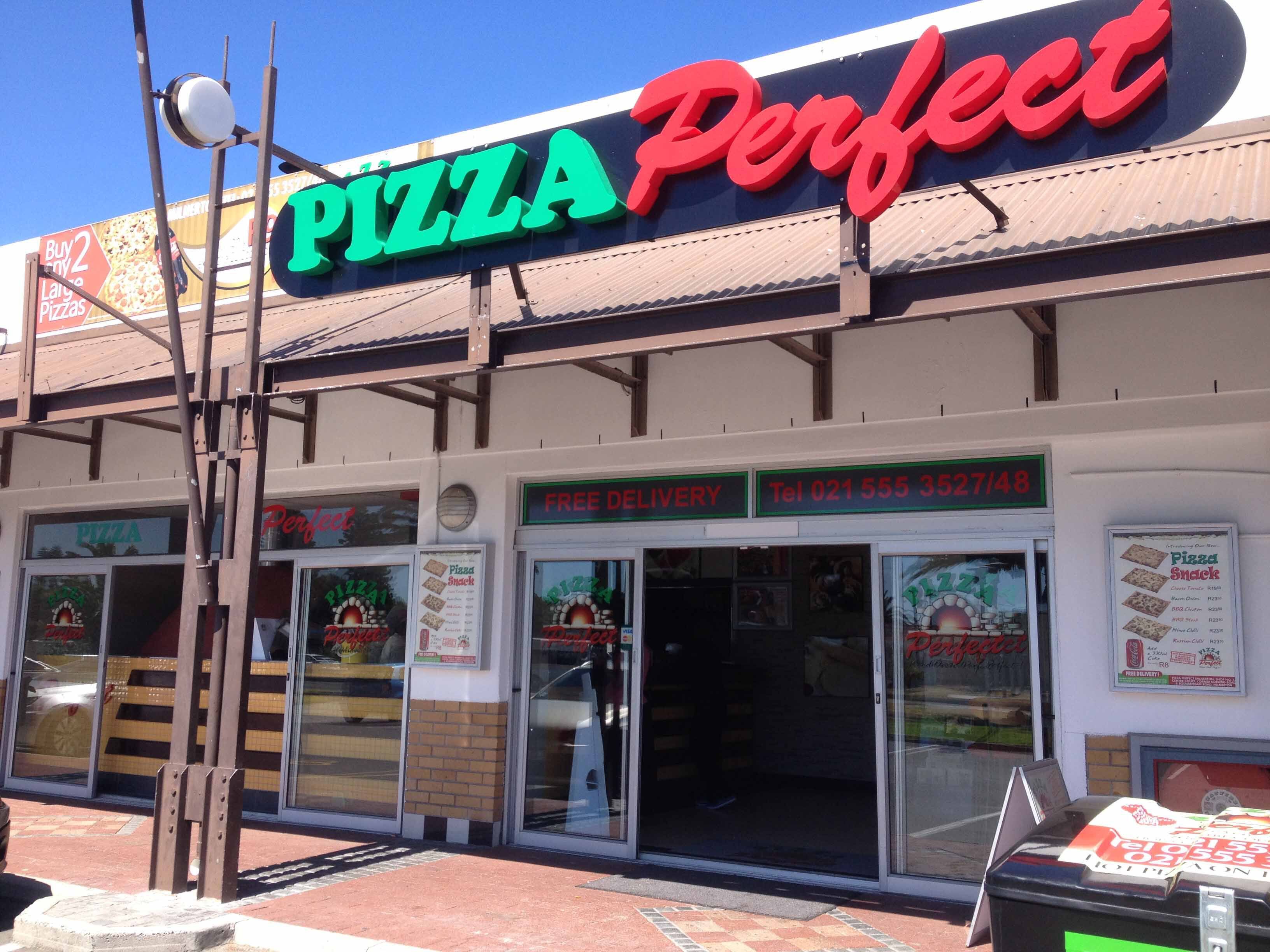 Menu of Pizza Perfect, Milnerton, Cape Town