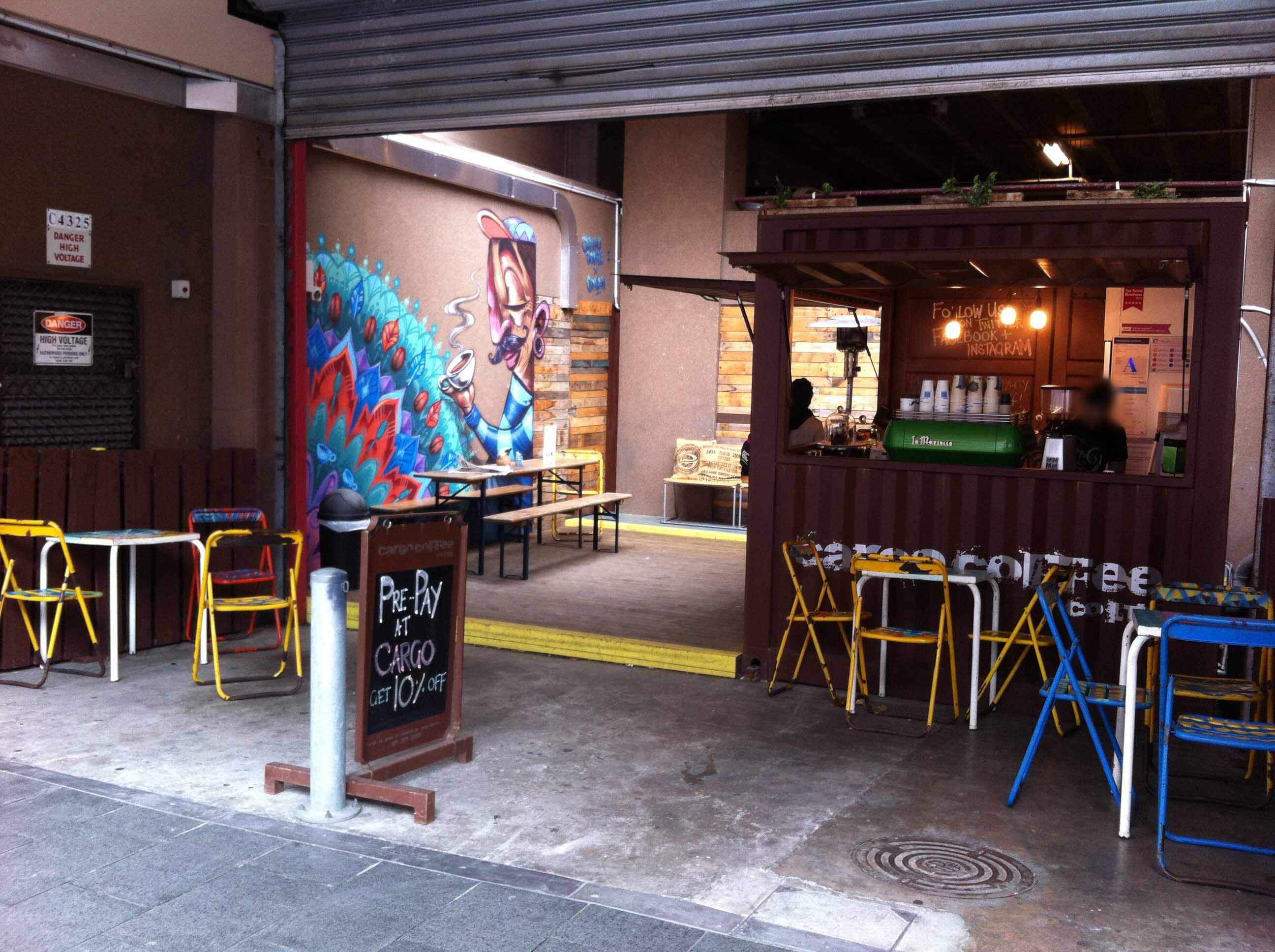 Menu of Cargo Coffee Shop, Fort Street, Auckland